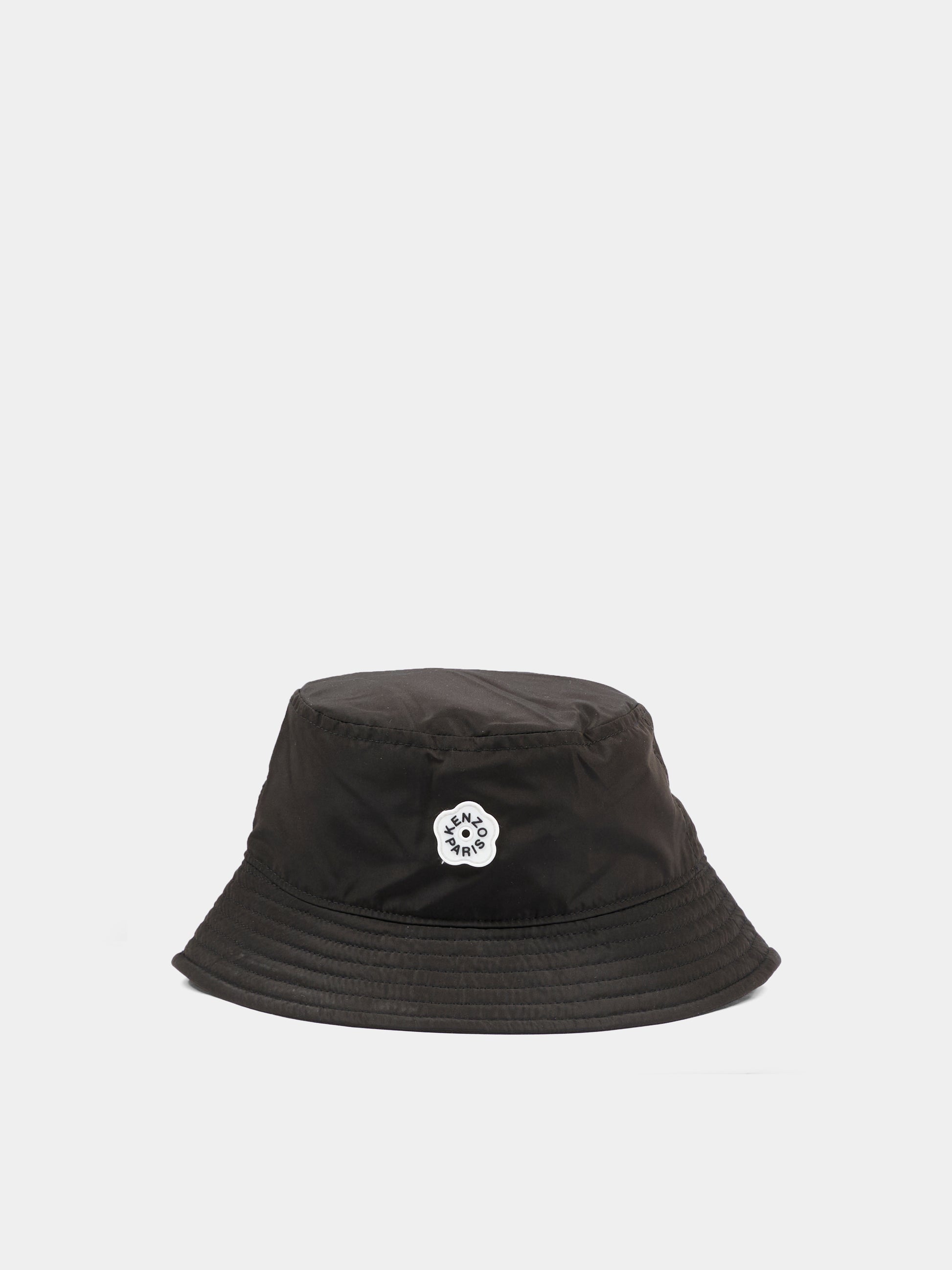 Cloche nera per bambini con papavero,Kenzo Kids,K61834 095