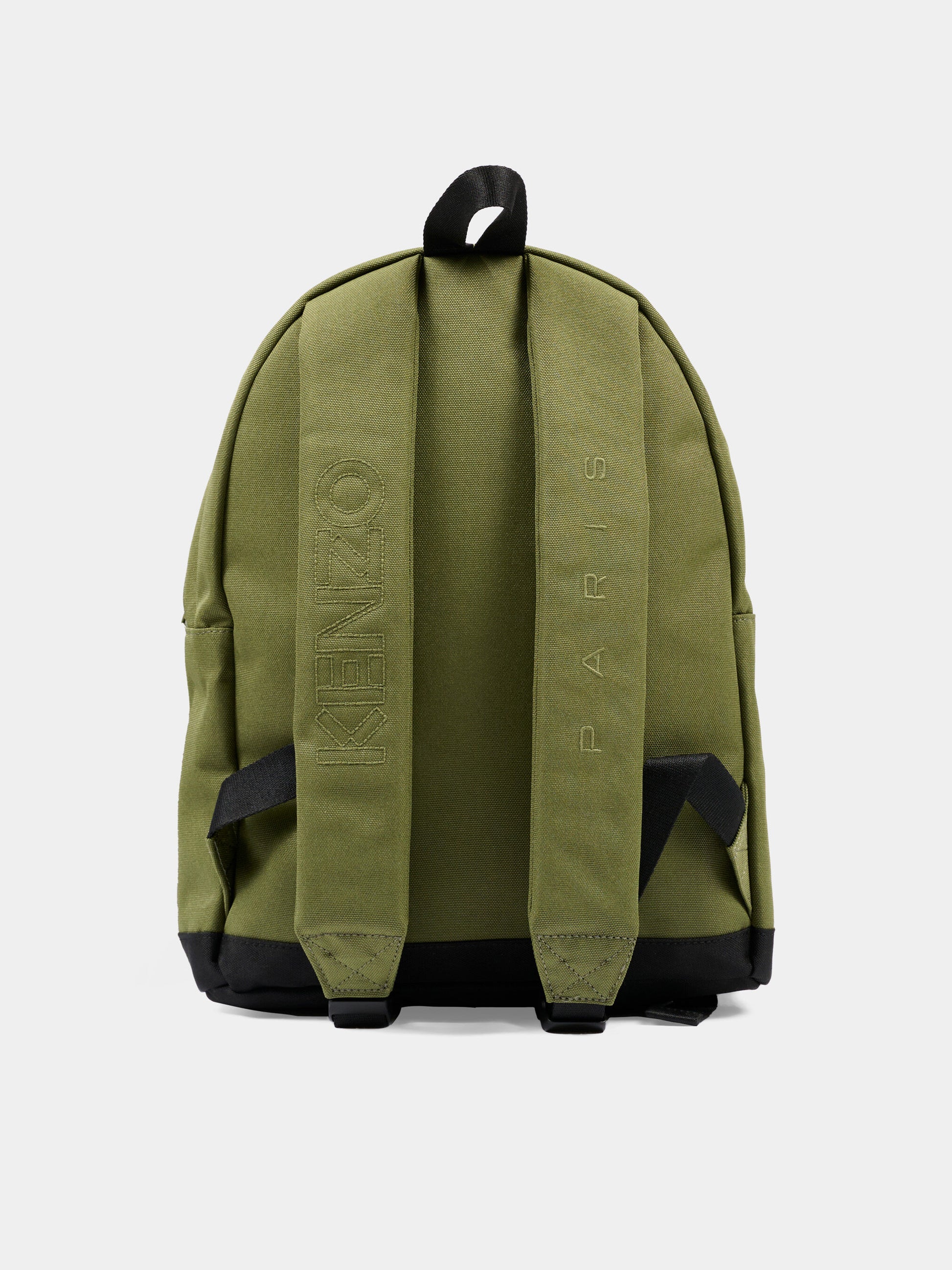 Zaino verde per bambini con logo Tiger,Kenzo Kids,K61836 64B