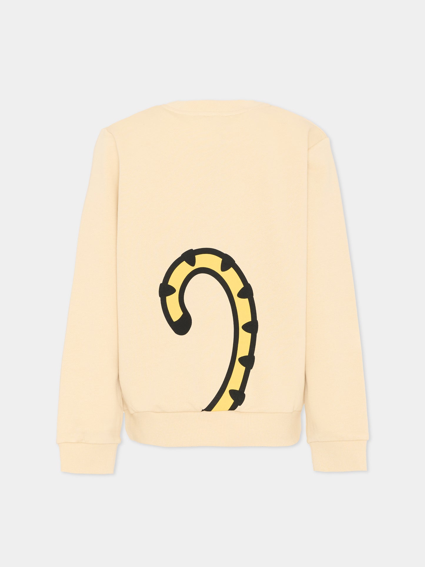 Felpa beige Kotora per bambini con stampa,Kenzo Kids,K61879 255
