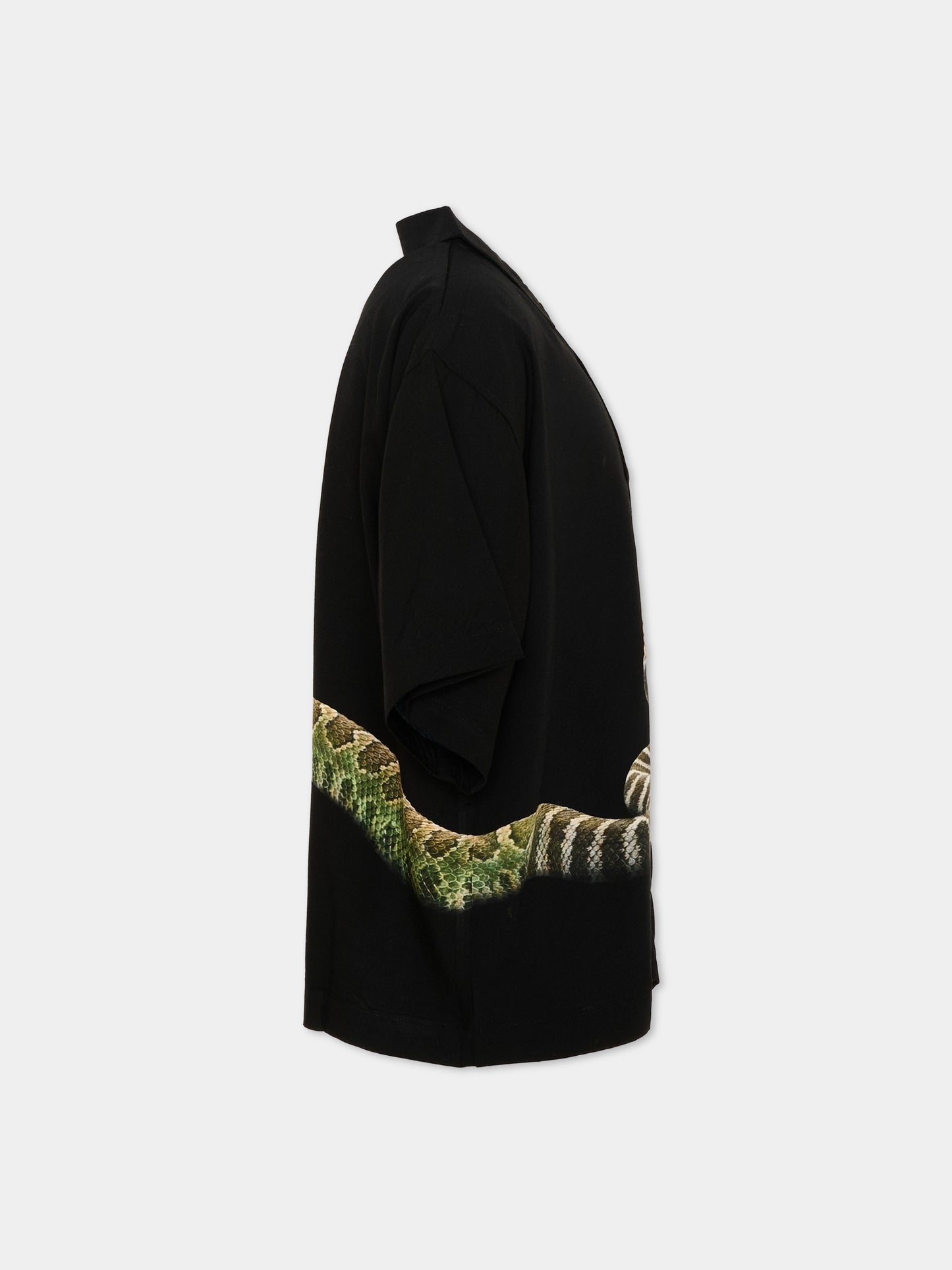 Camicia nera Richie per bambino con stampa serpente,Molo,1S26C207 9901