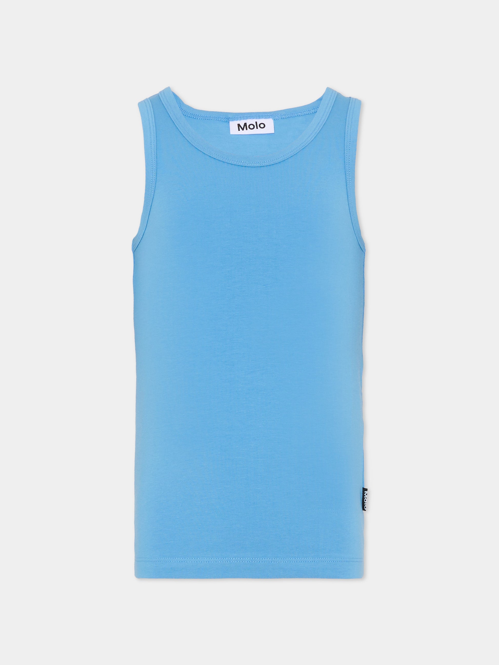 Set canottiere Jayden azzurro per bambino con smile,Molo,1S26Q101 9749