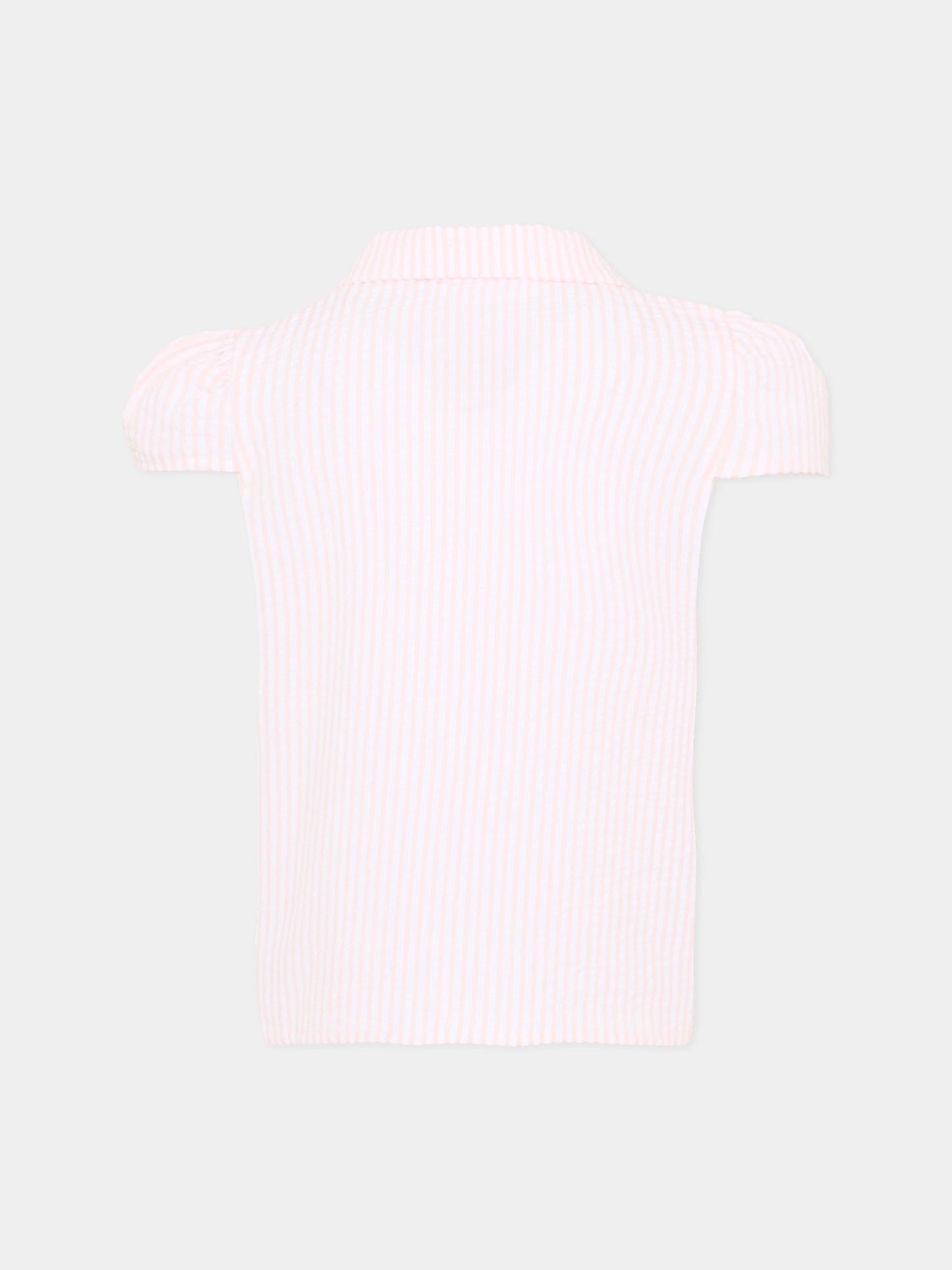 Camicia rosa Raelicka per bambina a righe,Molo,2S26C103 9573