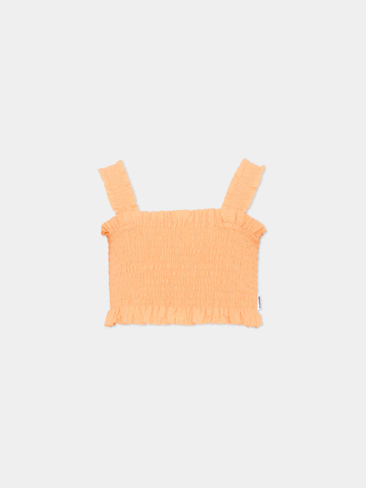 Top arancione Rolfia per bambina,Molo,2S26C401 5475