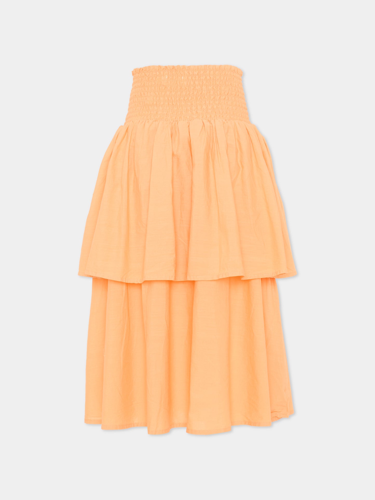 Gonna arancione Brenna per bambina,Molo,2S26D101 5475