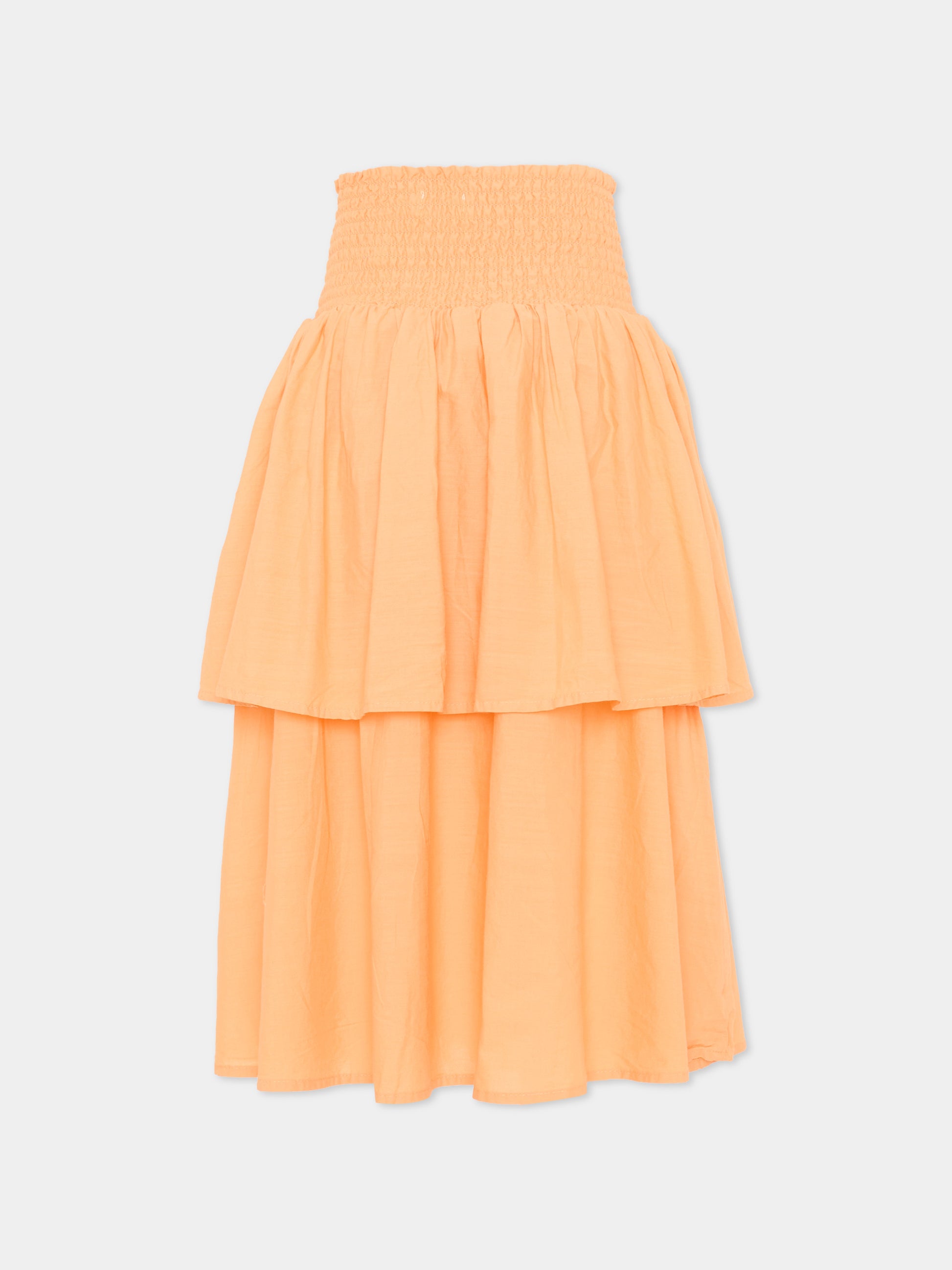 Gonna arancione Brenna per bambina,Molo,2S26D101 5475