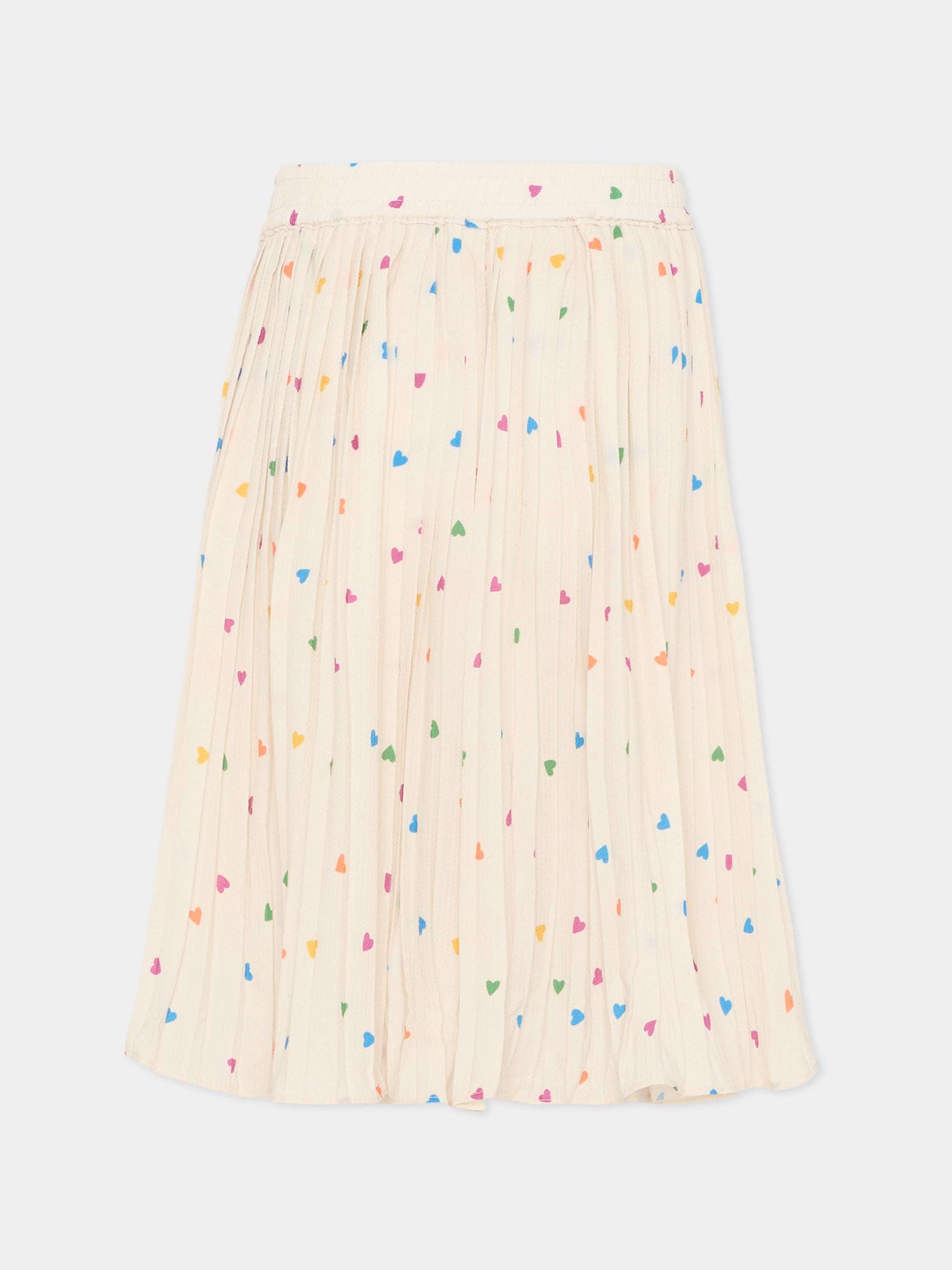 Gonna Bess avorio per bambina con cuori,Molo,2S26D108 9537