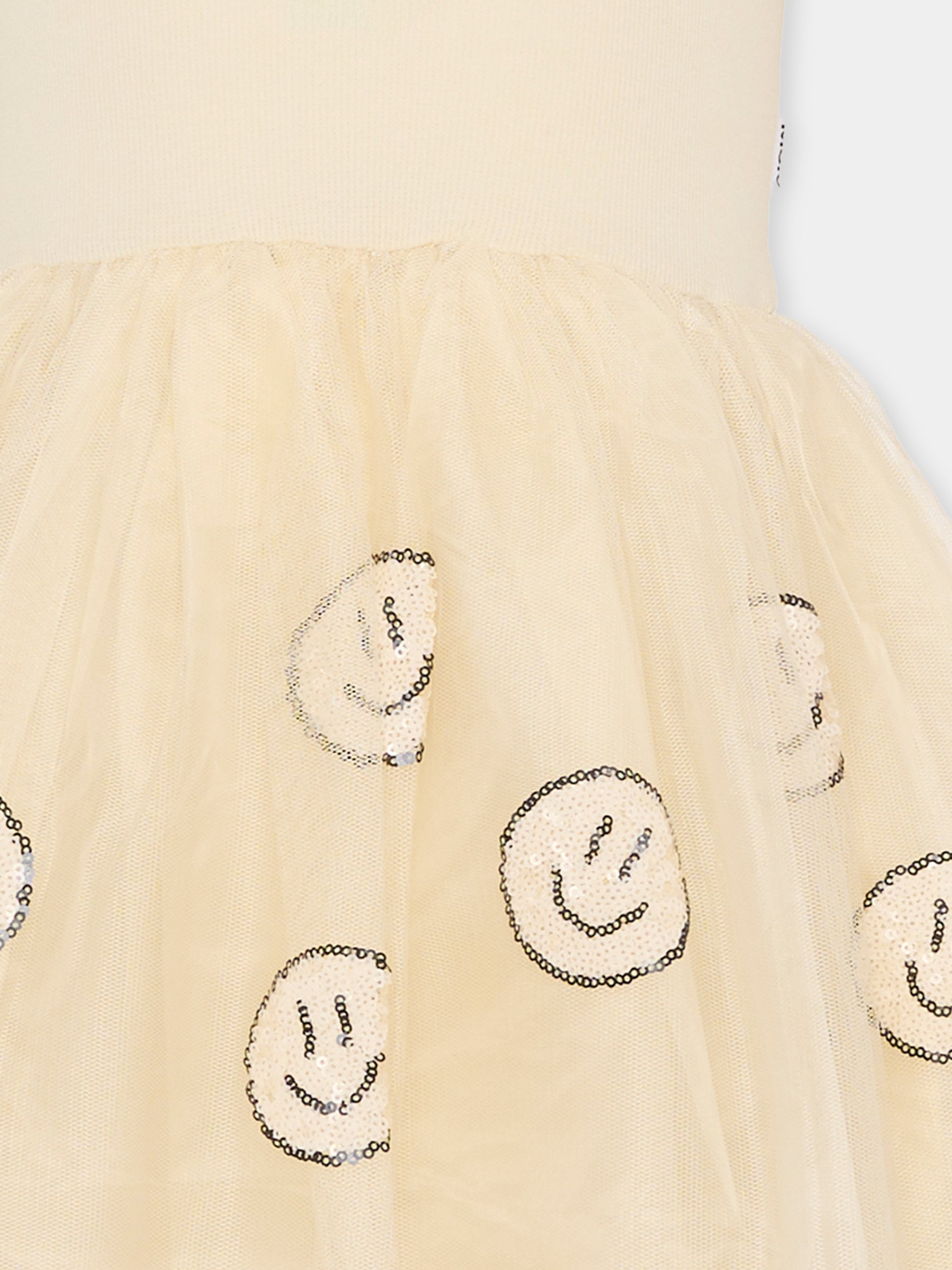 Vestito Cyrusila beige per bambina con smile,Molo,2S26E131 8894