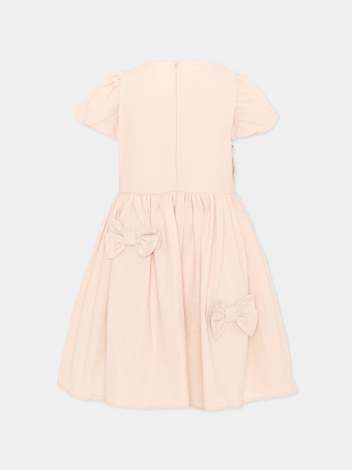 Abito rosa Cyan per bambina con fiocchi,Molo,2S26E134 5645