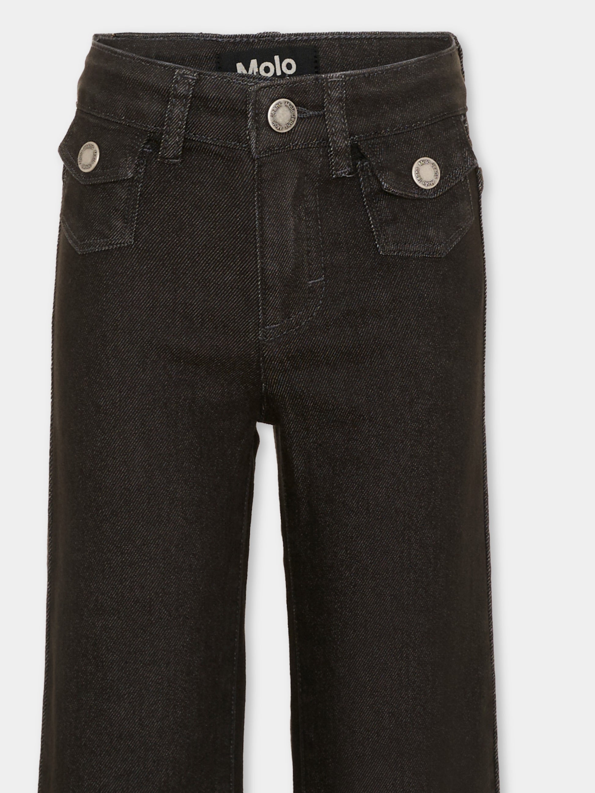 Jeans nero Atla per bambina,Molo,2S26I114 5619