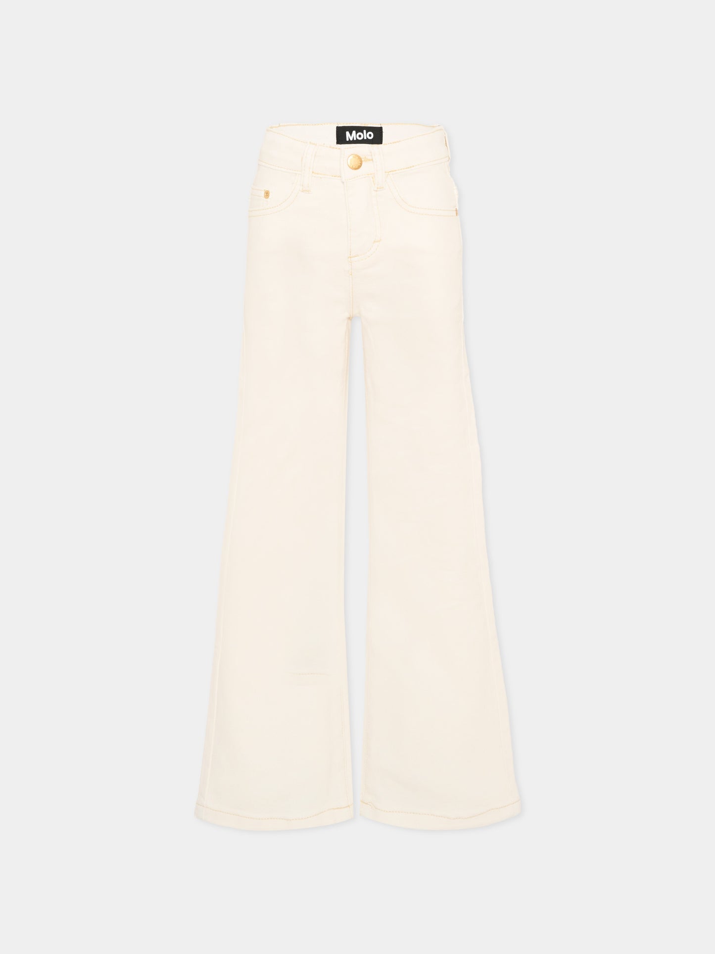 Jeans avorio Asta per bambina,Molo,2S26I119 5474