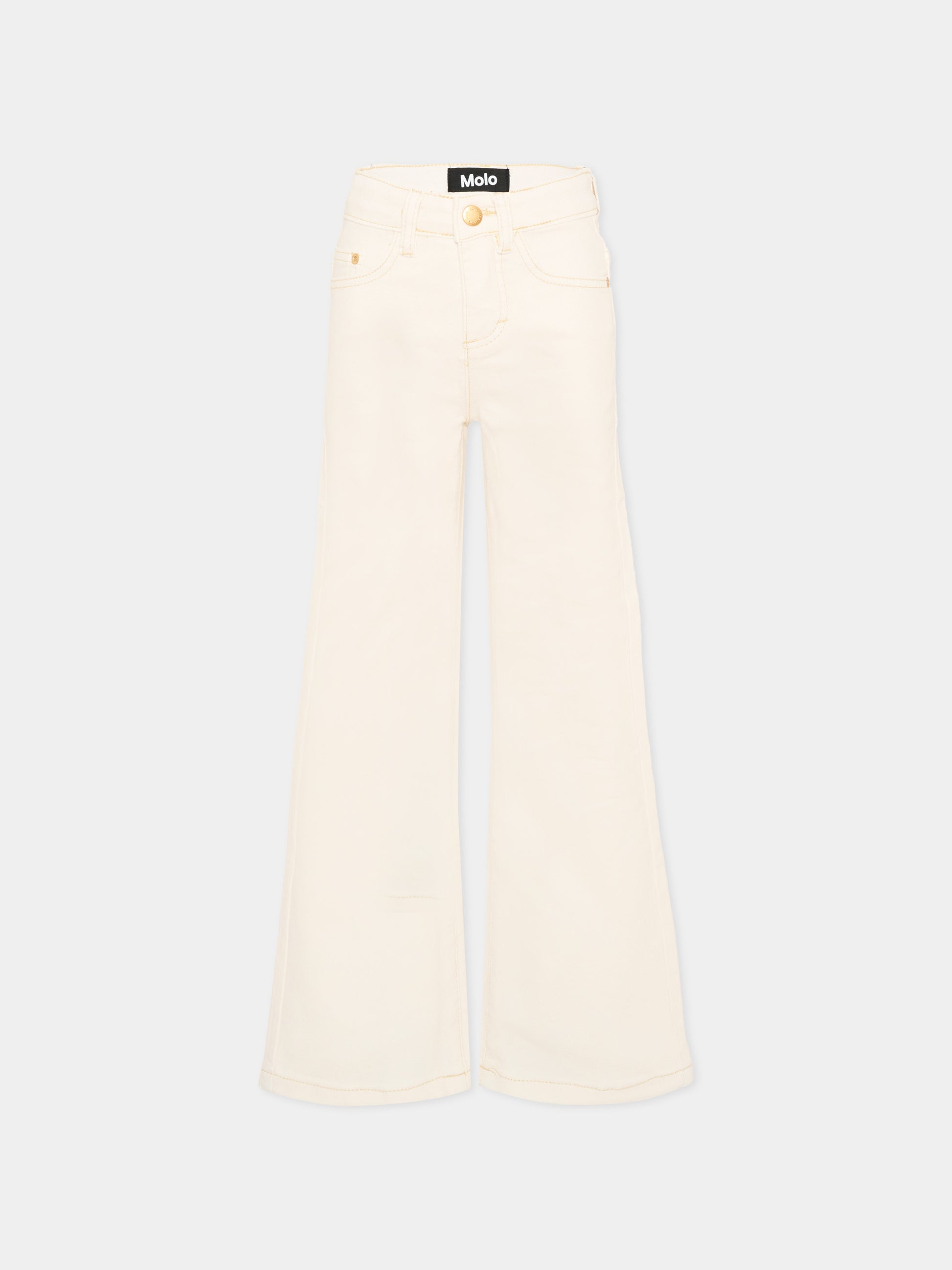 Jeans avorio Asta per bambina,Molo,2S26I119 5474