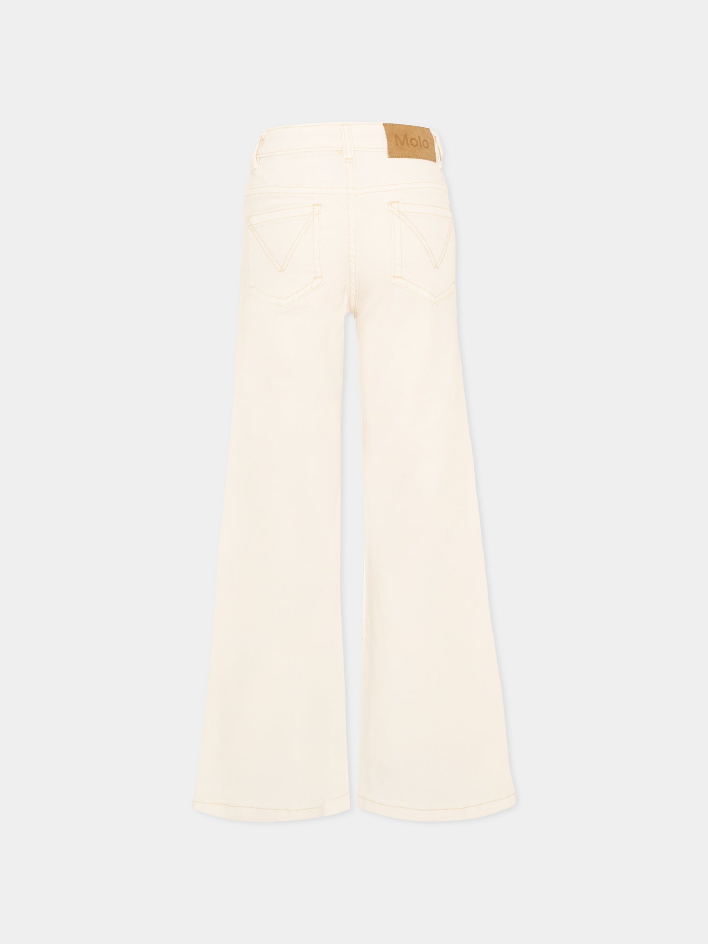 Jeans avorio Asta per bambina,Molo,2S26I119 5474