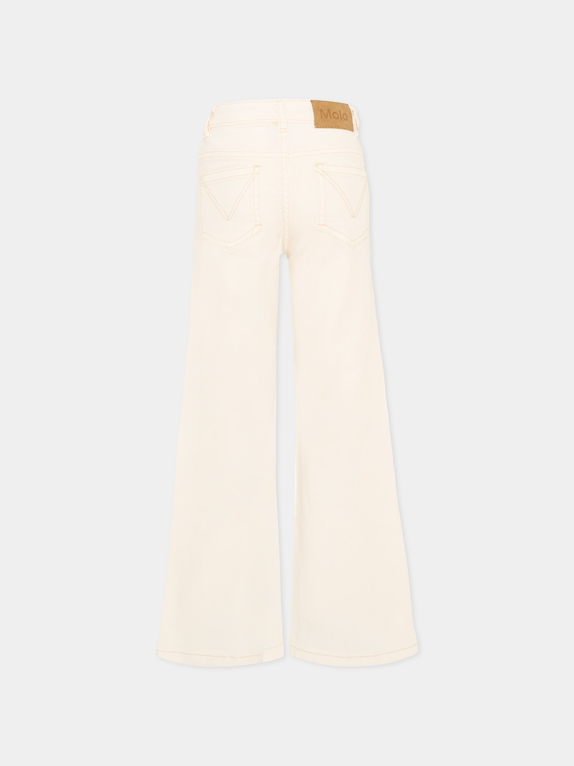 Jeans avorio Asta per bambina,Molo,2S26I119 5474