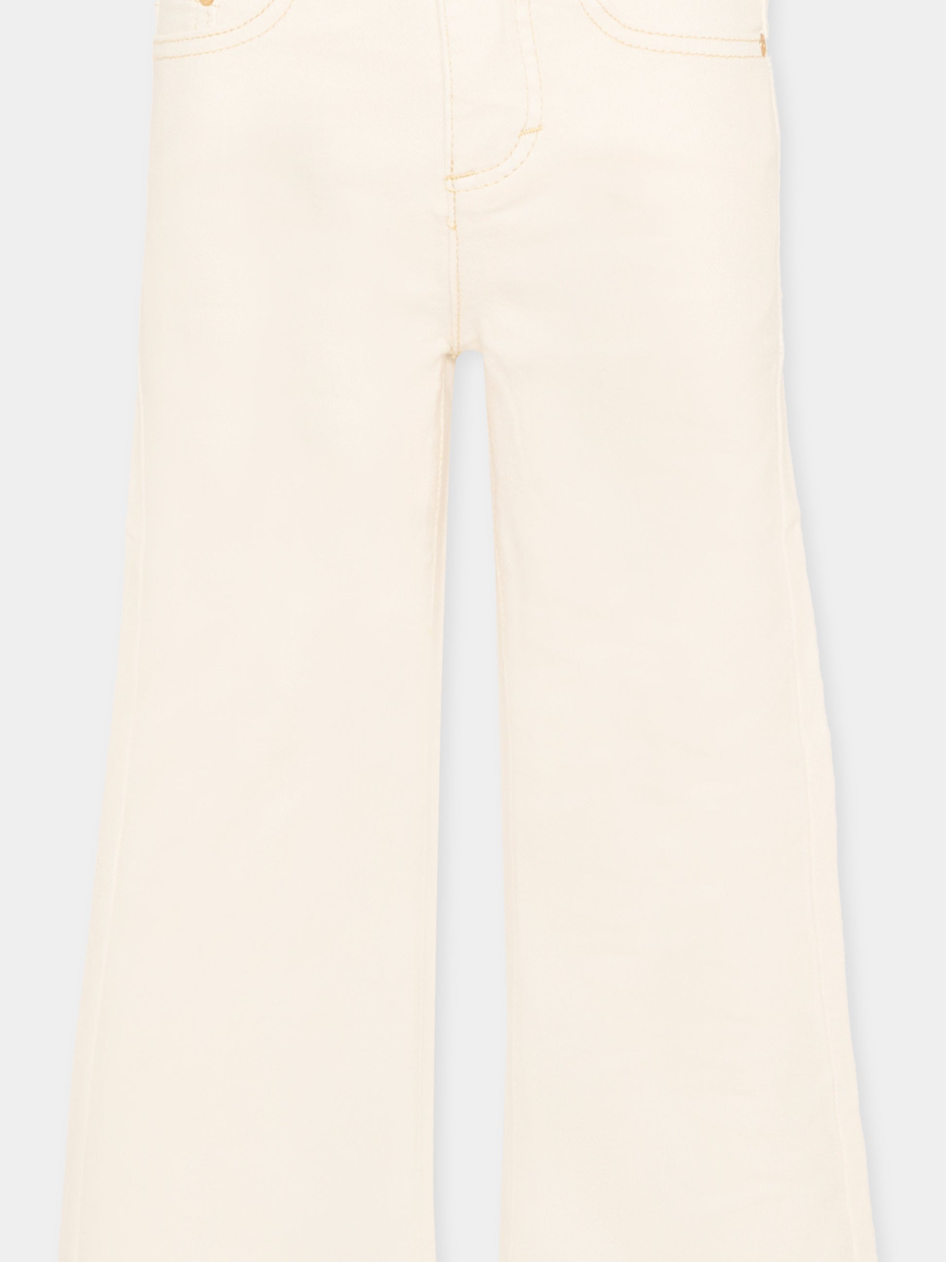 Jeans avorio Asta per bambina,Molo,2S26I119 5474