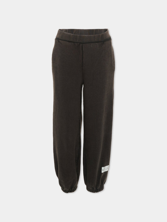 Pantaloni sportivi neri Adriana per bambina,Molo,2S26I204 5619