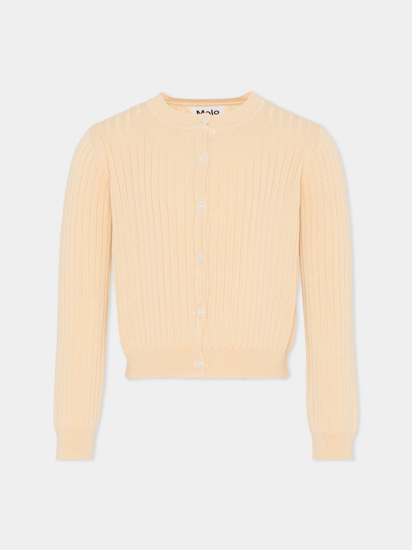 Cardigan Gloria beige per bambina,Molo,2S26K307 8894