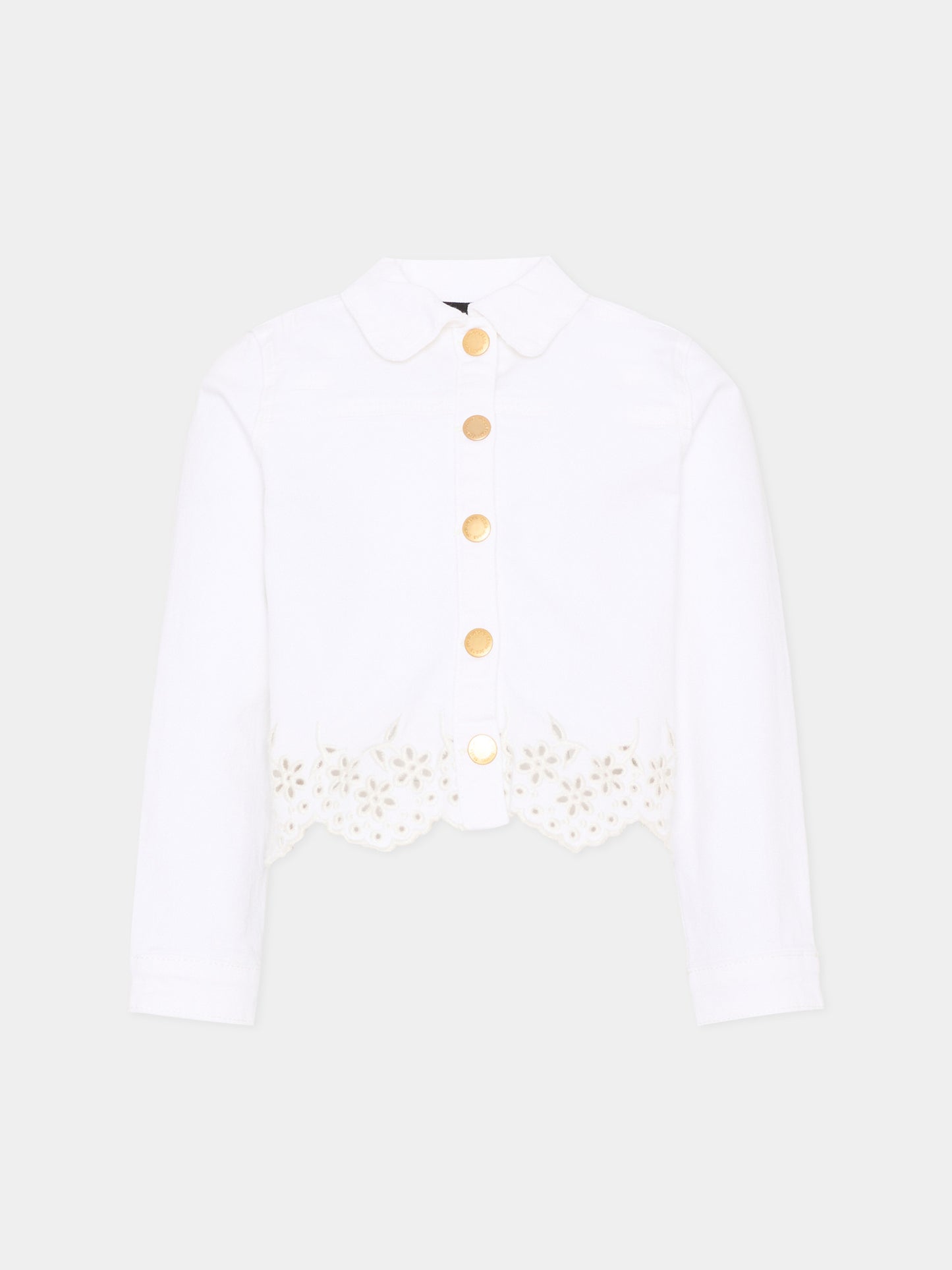 Giubbotto bianco Helene per bambina con ricami,Molo,5S26M310 5636