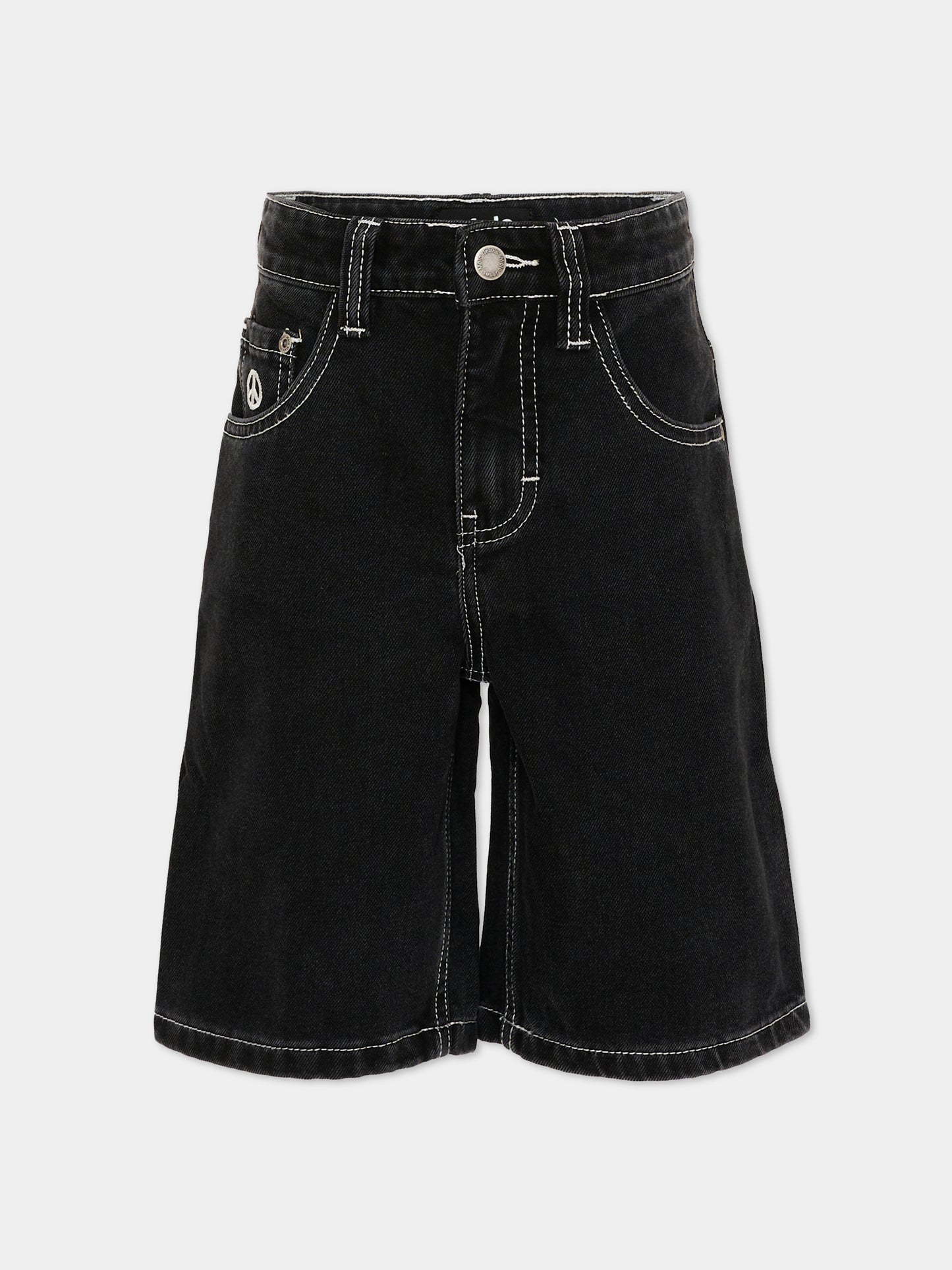 Shorts Alpha neri per bambini,Molo,6S26H303 1866