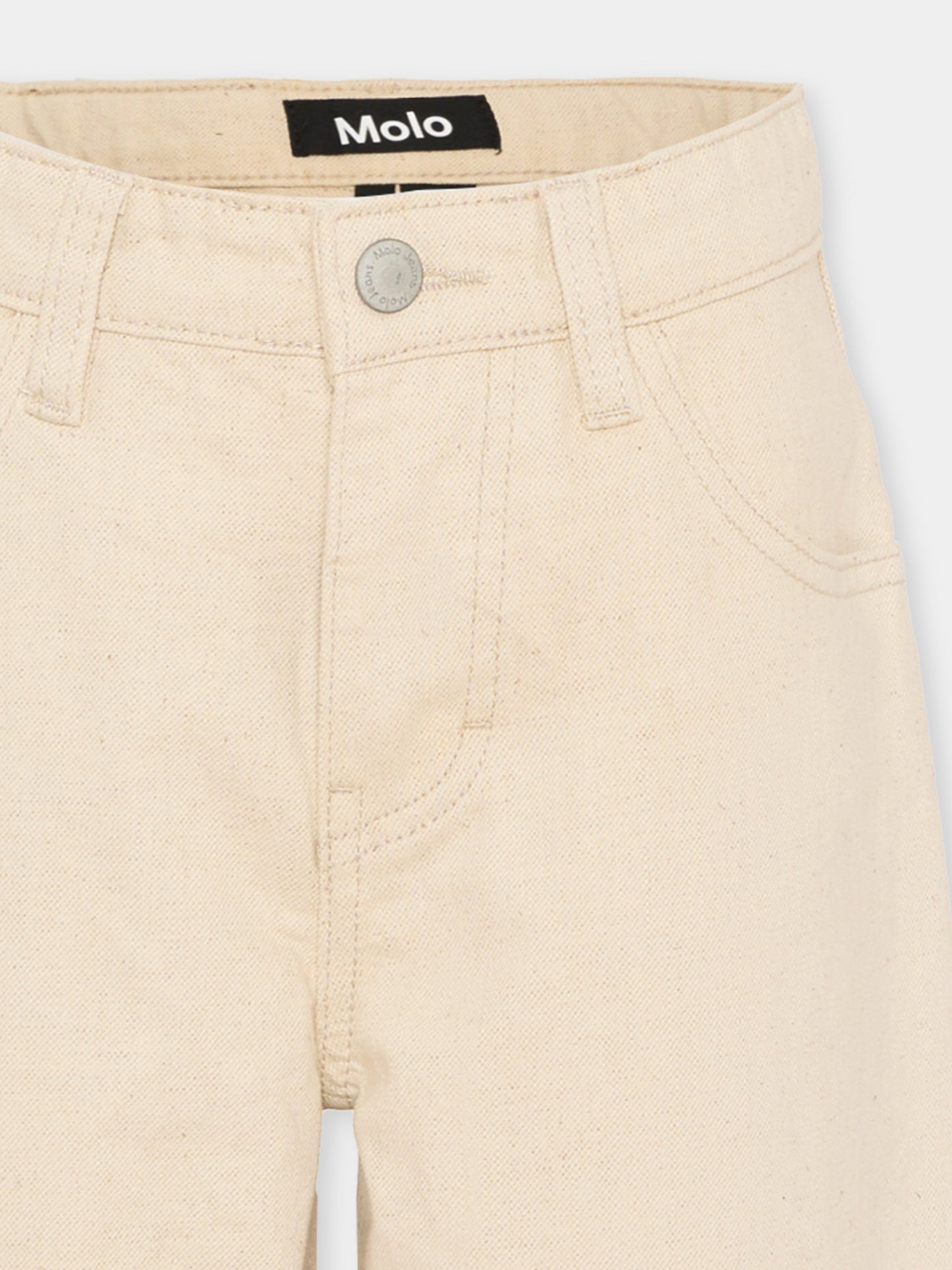 Jeans Askane beige per bambini,Molo,6S26I107 8894