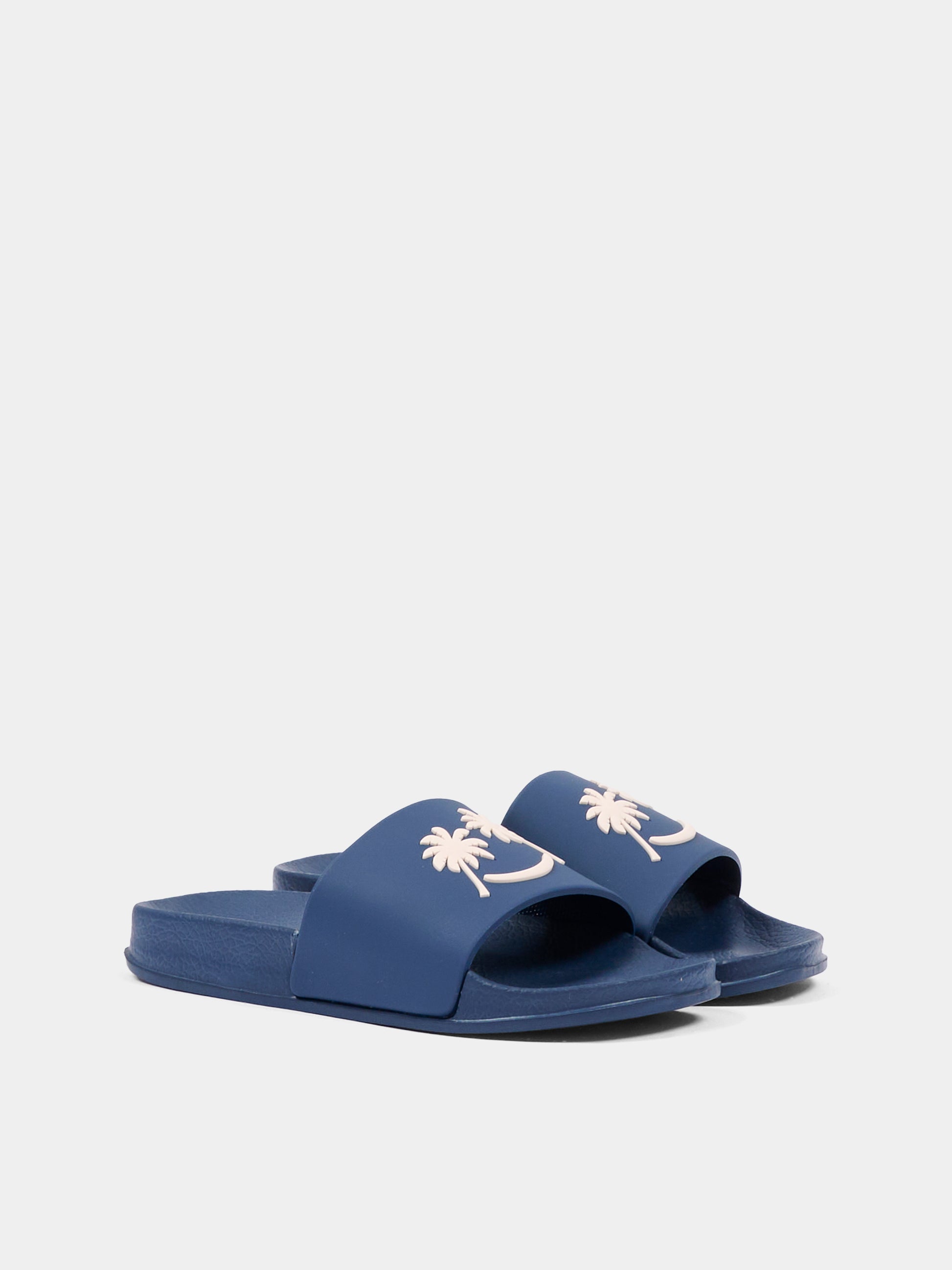 Ciabatte Zhappy blu per bambini con smile e palme,Molo,7S26U201 5618