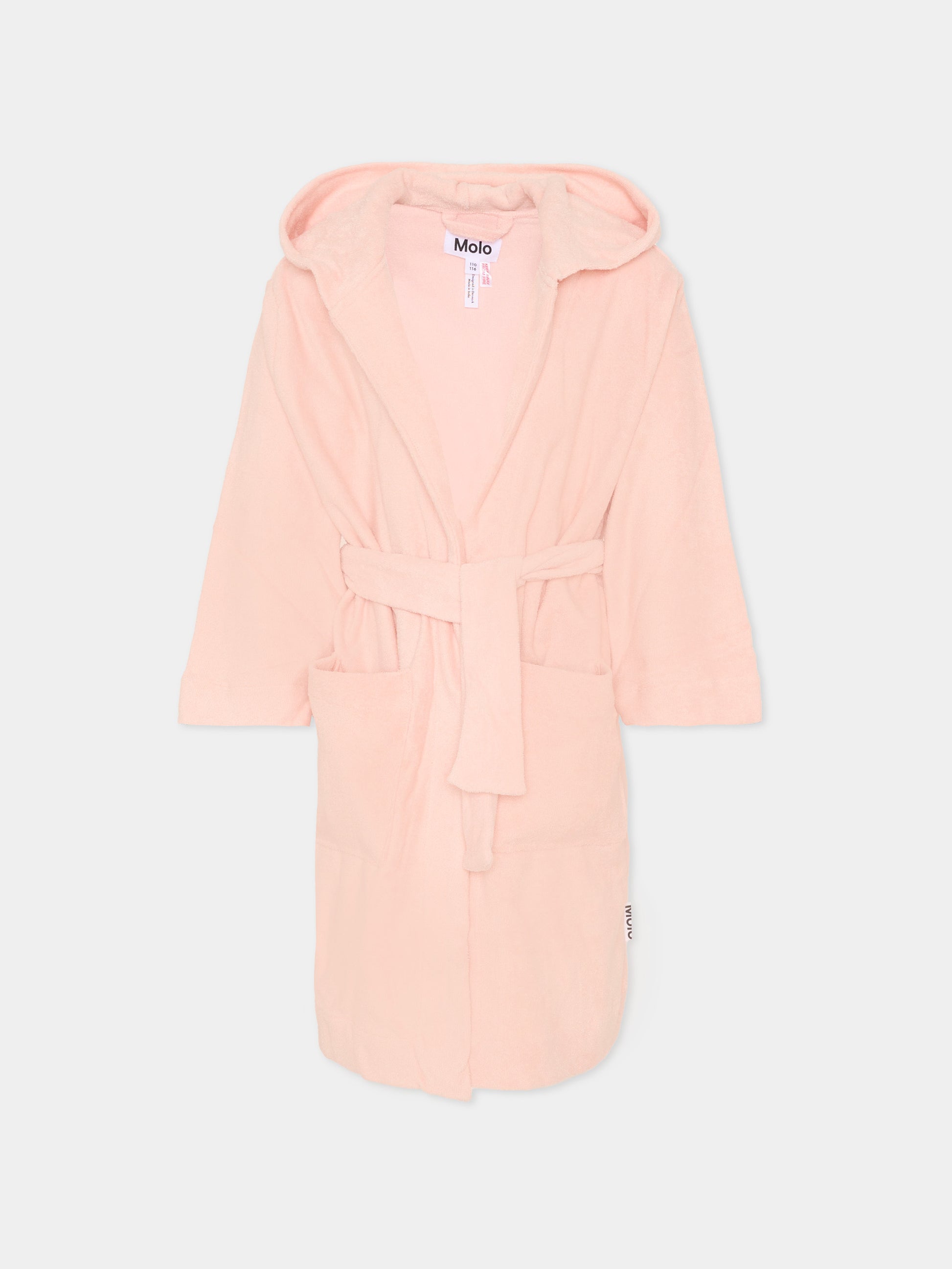 Accappatoio Wyn rosa per bambina,Molo,7S26W401 5647