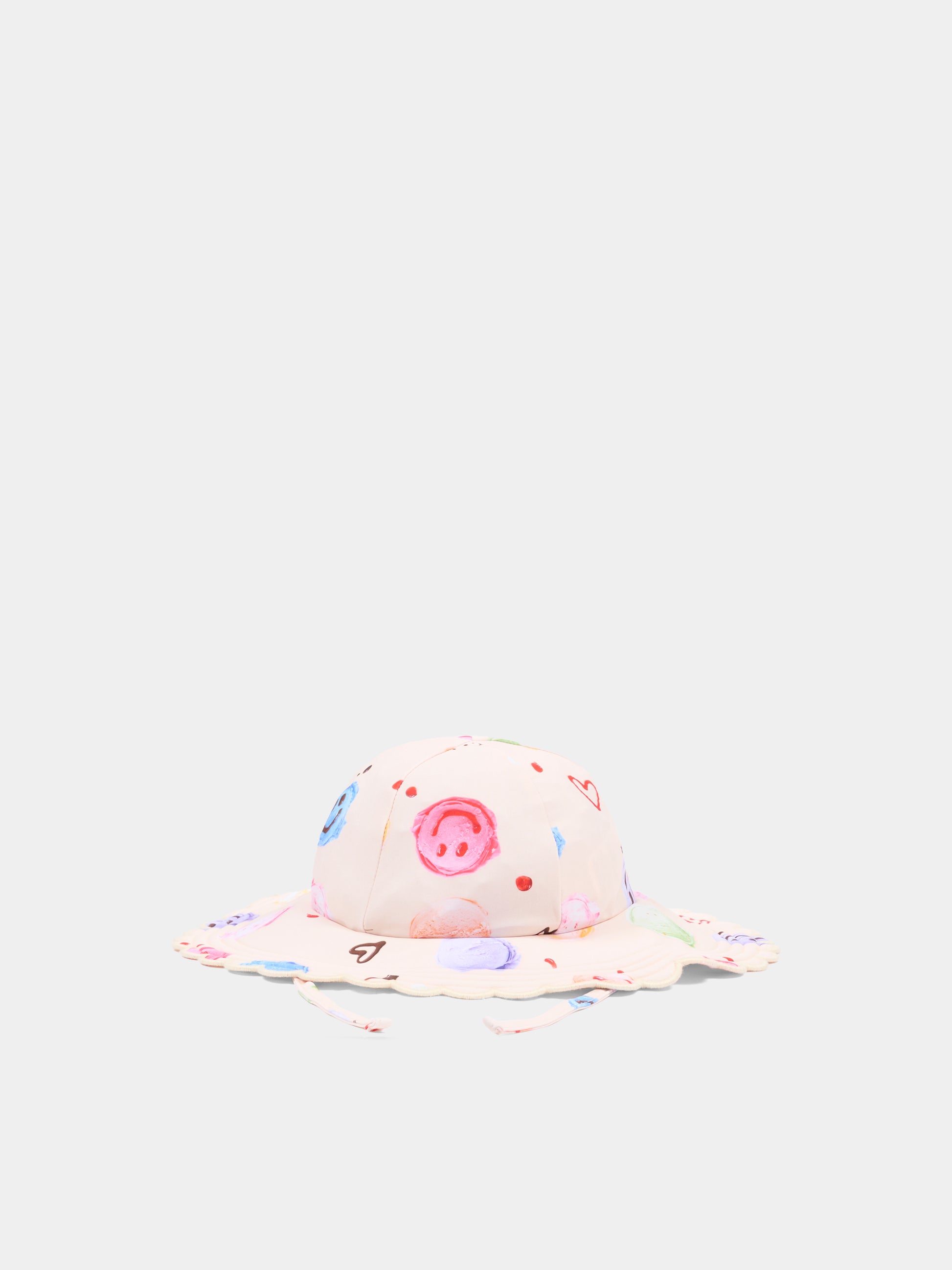 Cloche Nuka beige per neonata con smile,Molo,7S26Y301 9502