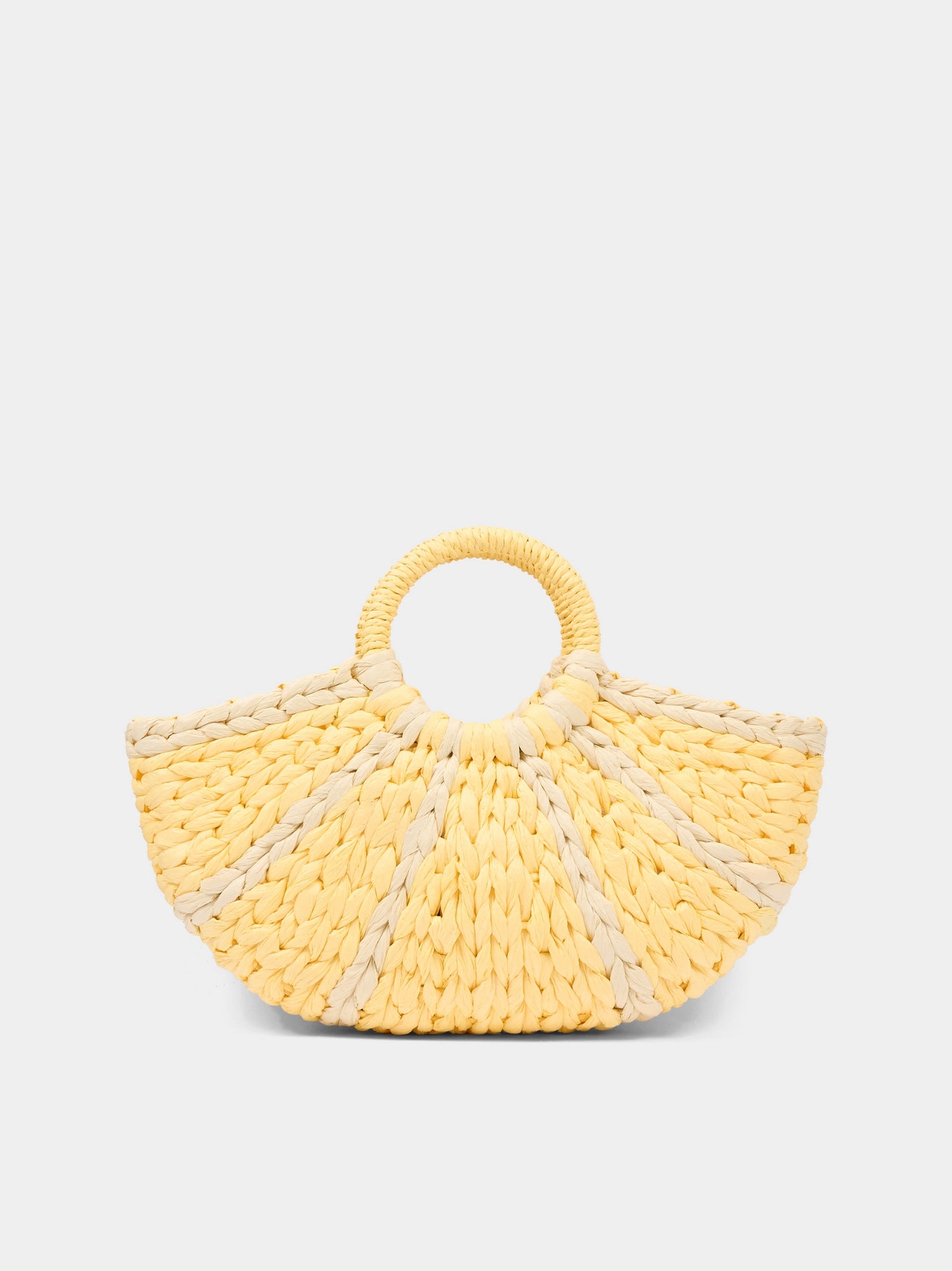 Borsa mare Lemon Straw Bag gialla per bambina,Molo,7S26Y402 2936