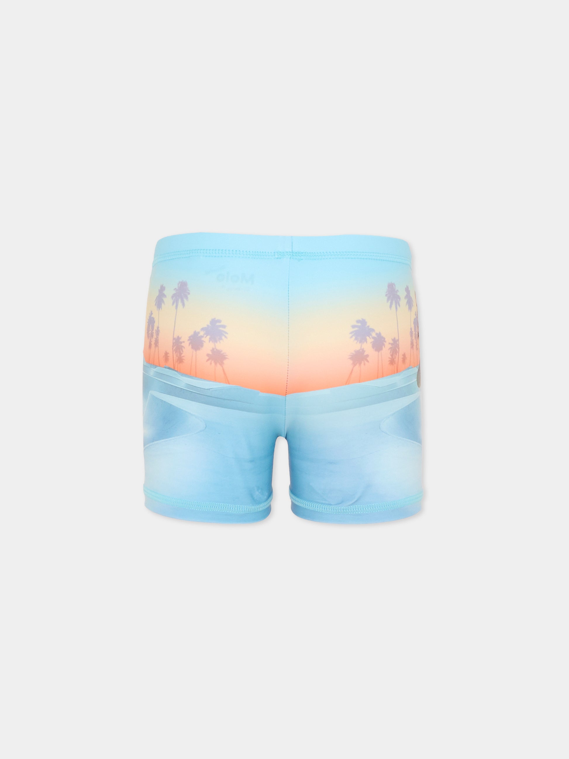 Boxer mare Norton Placed multicolor per bambino con stampa cani,Molo,8S26P310 5195