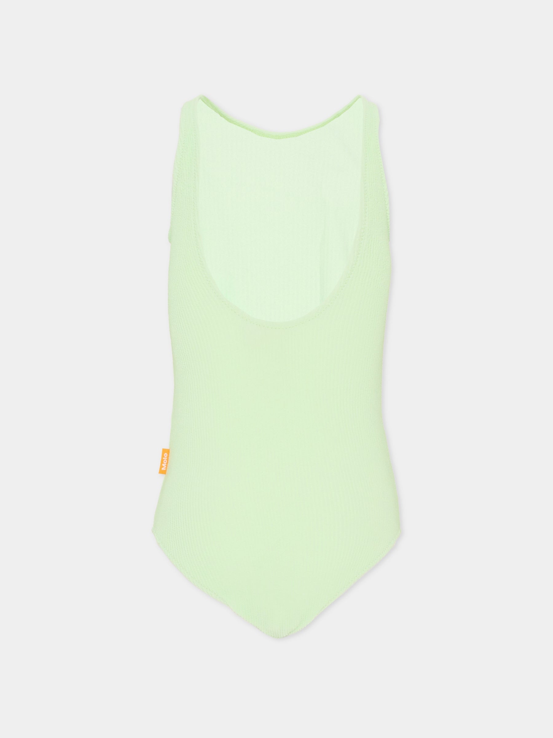 Costume intero Nika verde per bambina,Molo,8S26P510 5610