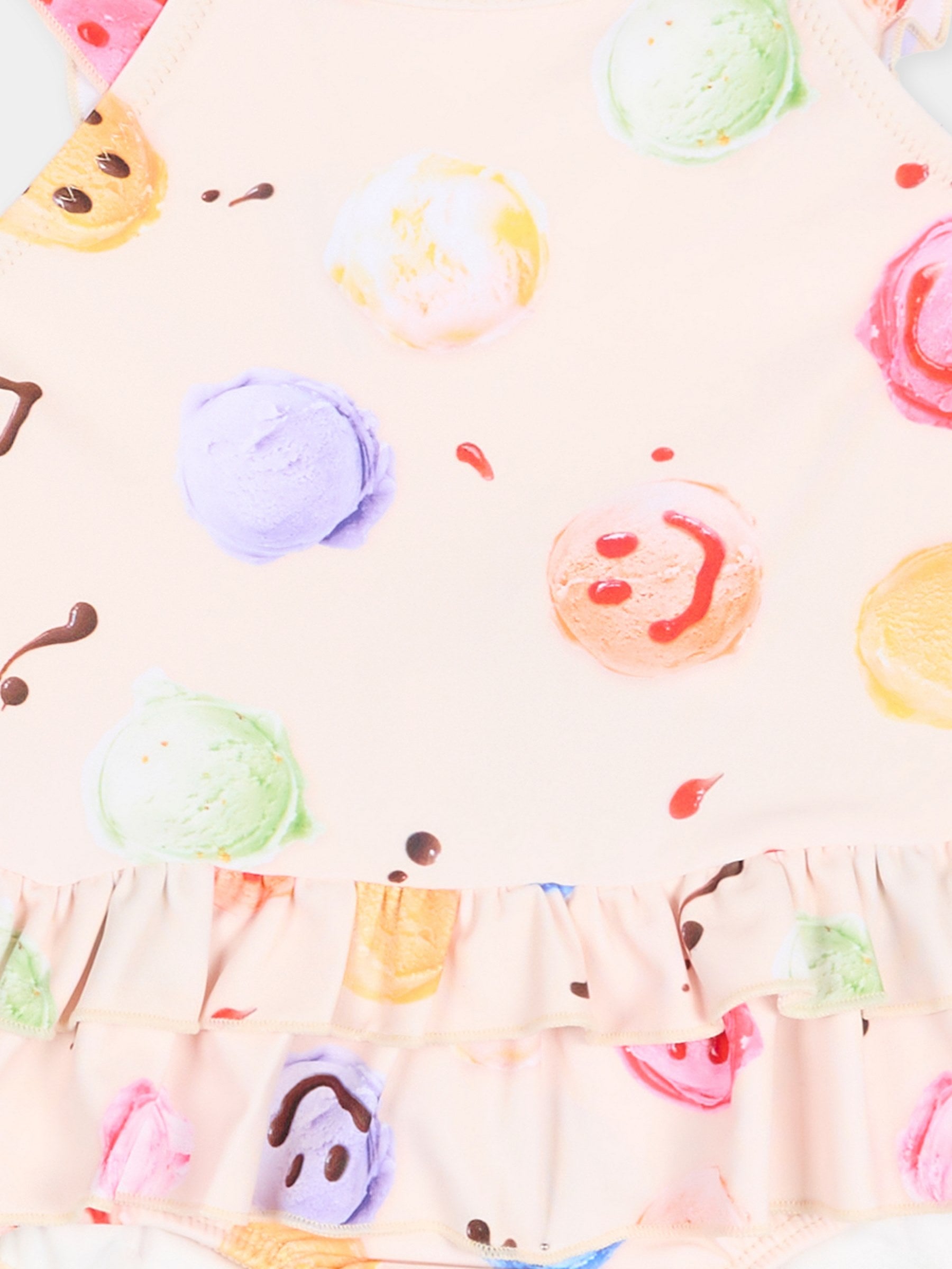 Costume intero Nalani beige per neonata con smile,Molo,8S26P524 9502