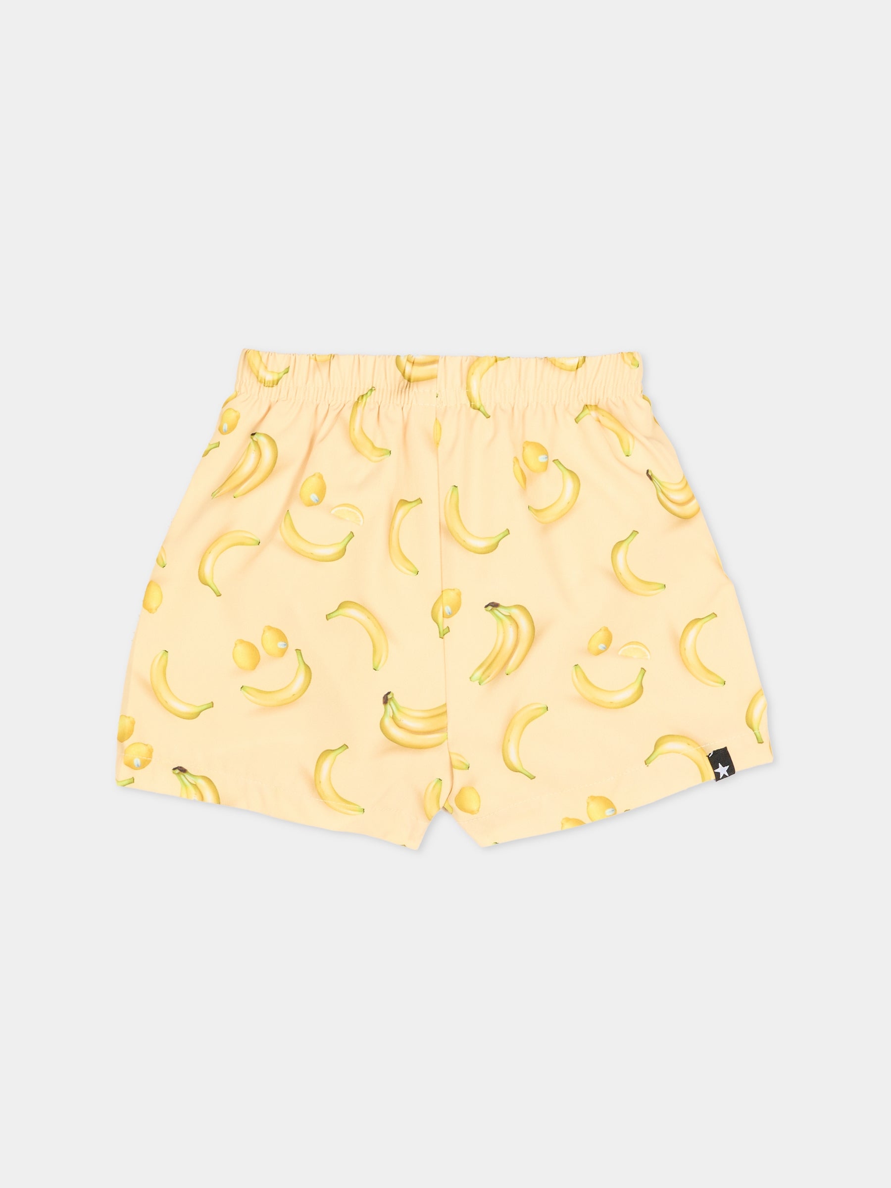 Boxer mare Newton giallo per neonato con stampa banane e limoni,Molo,8S26P901 9501