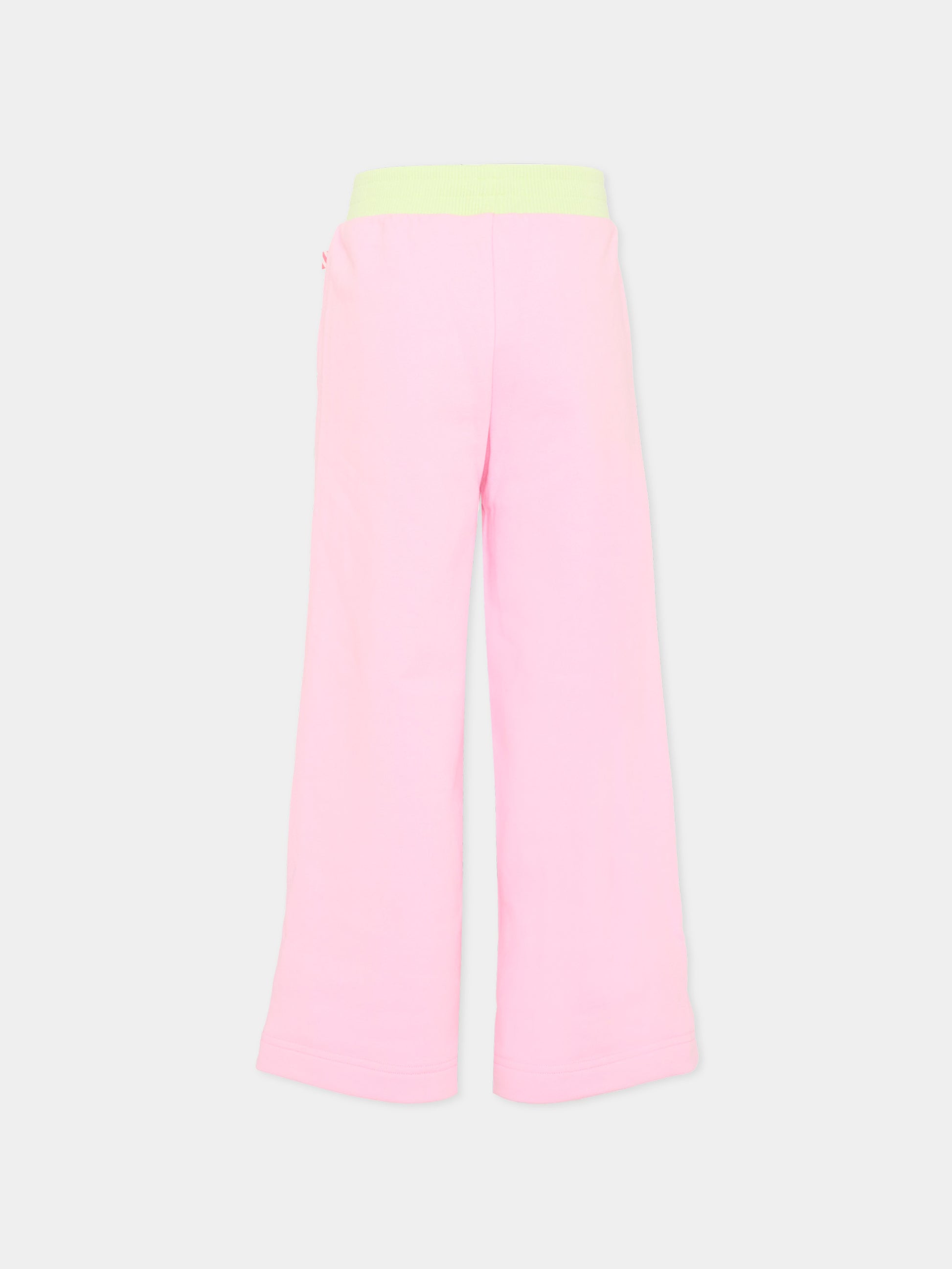 Pantaloni sportivi rosa per bambina,Billieblush,U21848 46N