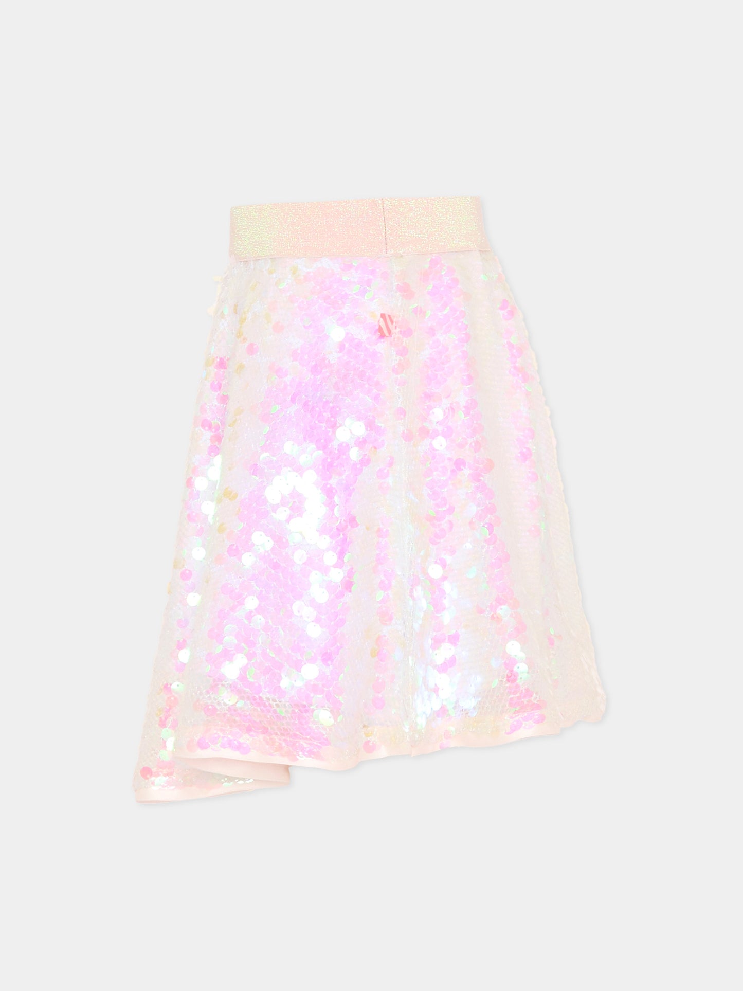 Gonna rosa per bambina con paillettes,Billieblush,U21855 111