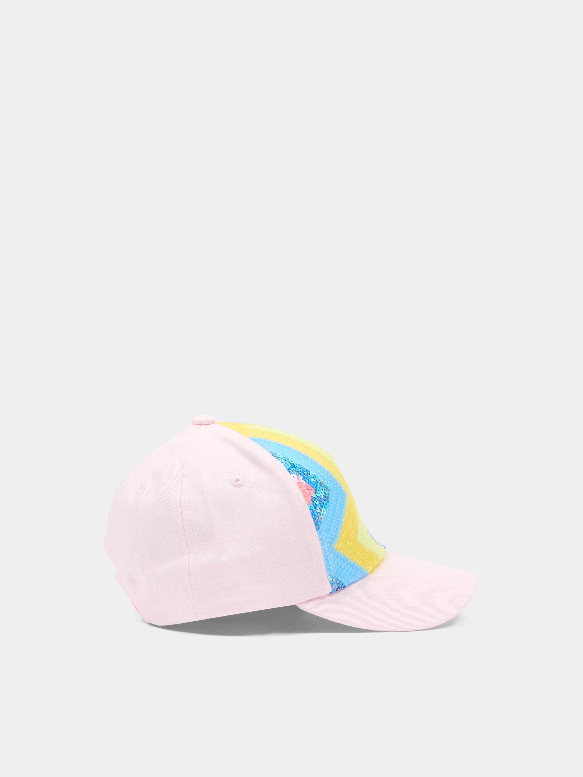 Cappello rosa per bambina con paillettes,Billieblush,U22008 44L