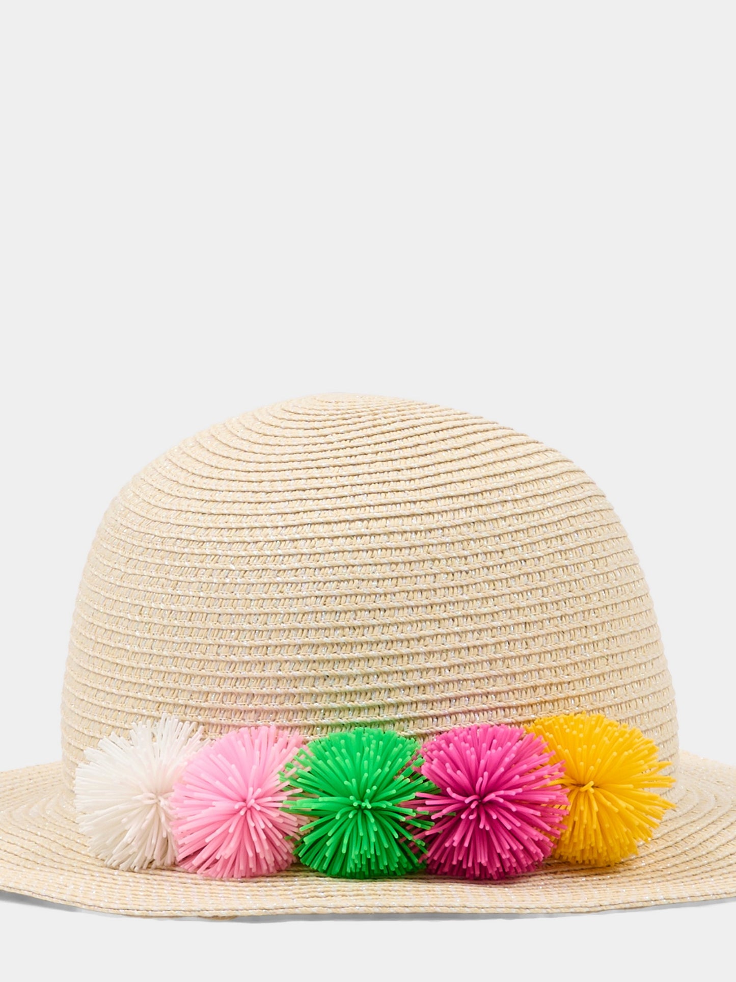 Cappello di paglia per bambina con pompon,Billieblush,U22011 Z41