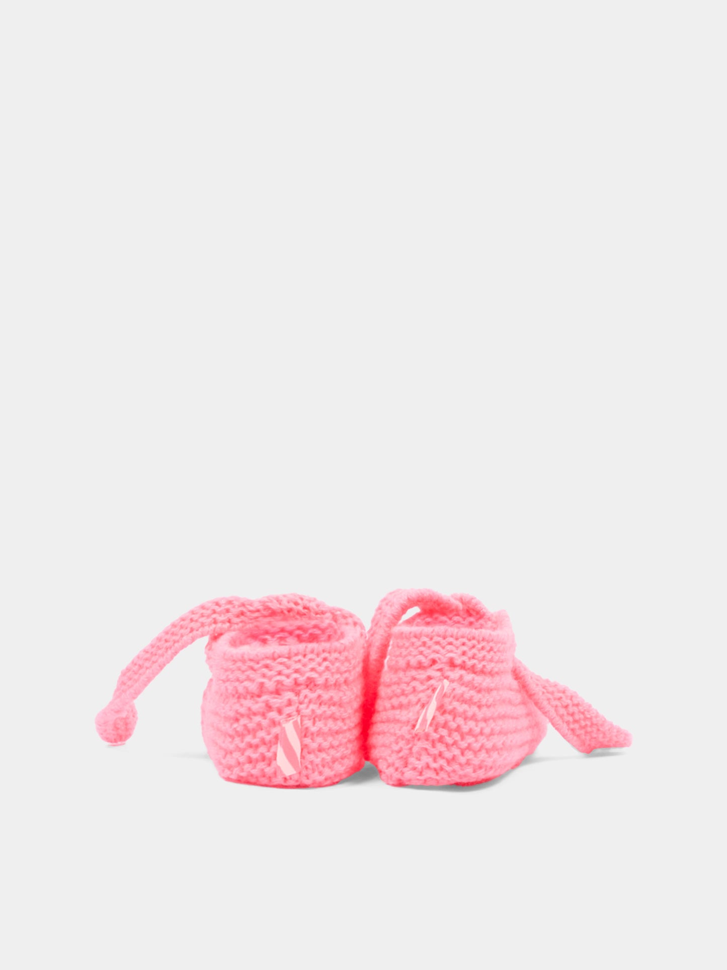 Babbucce fucsia per neonata in maglia,Billieblush,U22084 499