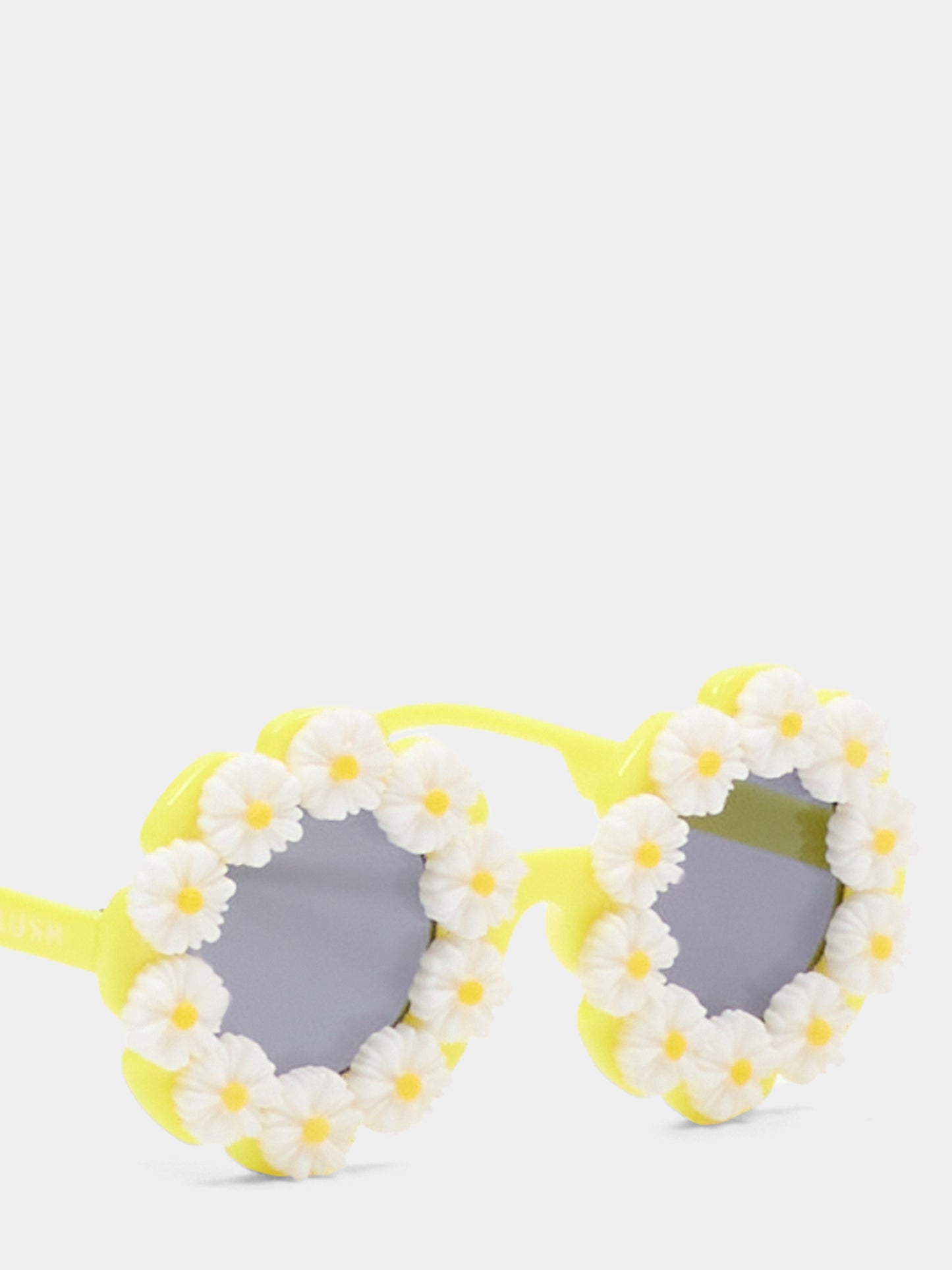 Occhiali da sole gialli per bambina con margherite,Billieblush,U22112 599