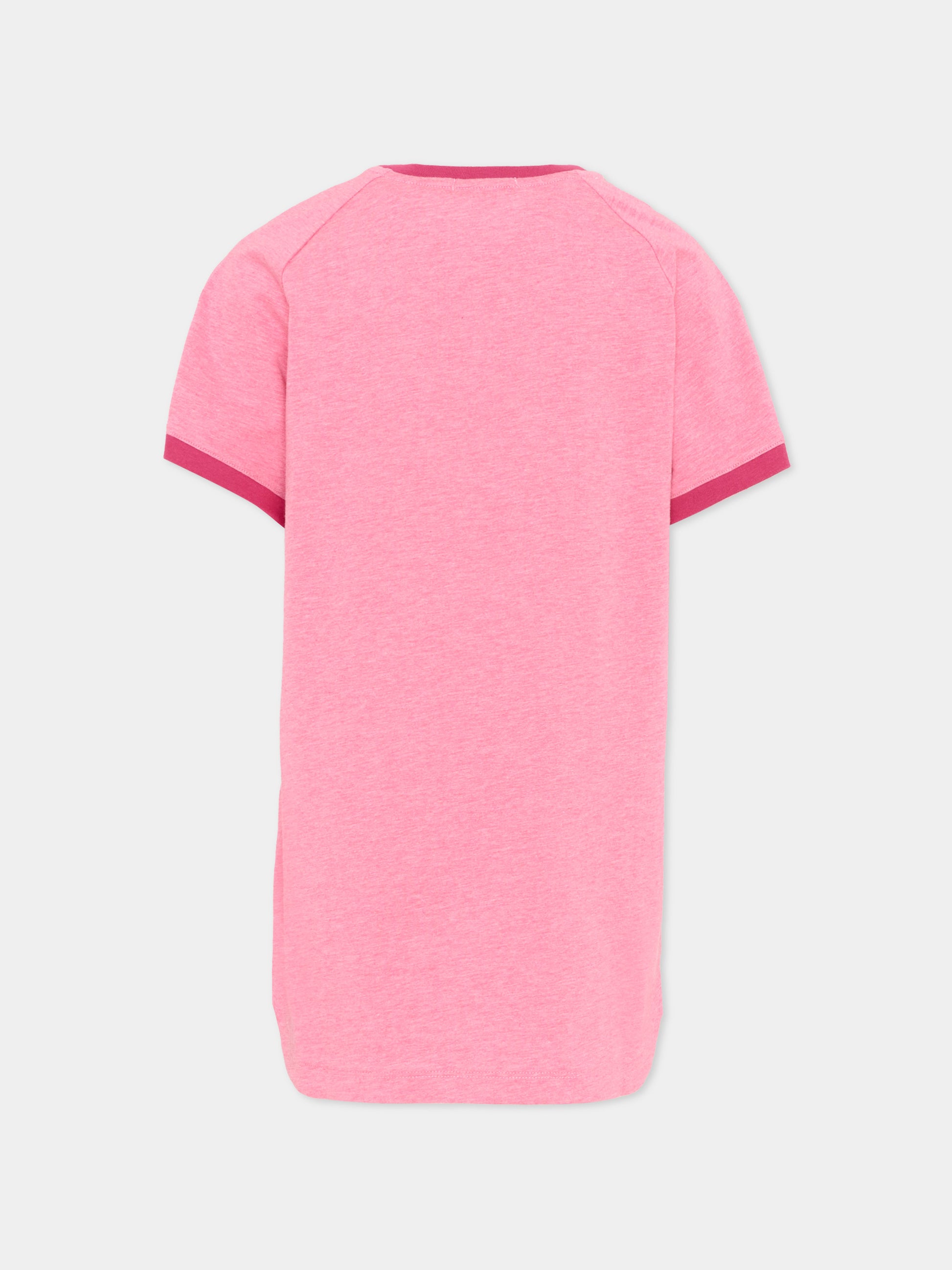 Vestito rosa con logo per bambina,Chloé Kids,C20819 F04