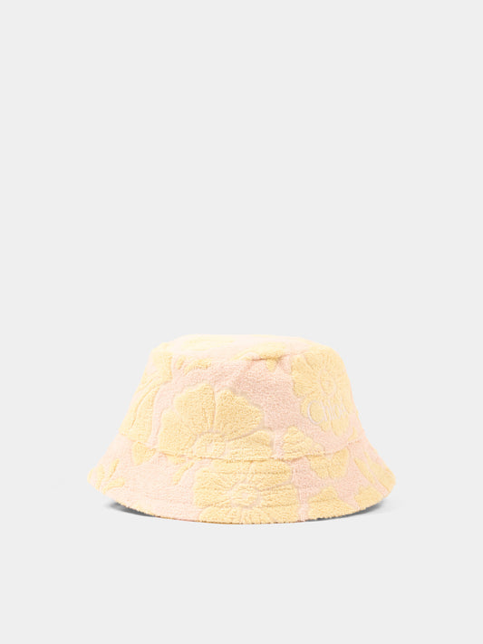 Cloche rosa per bambina con fiori,Chloé Kids,C20870 S05
