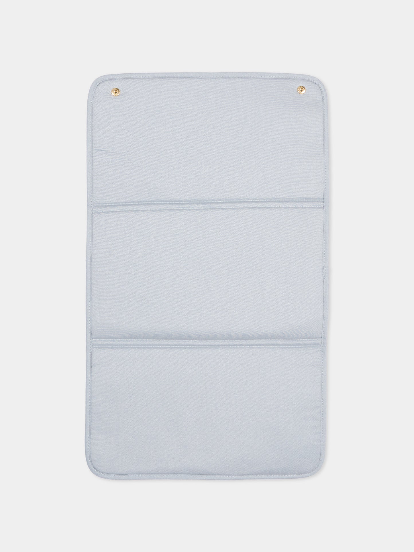 Borsa mamma denim per neonati con logo ricamato,Chloé Kids,C20943 Z10