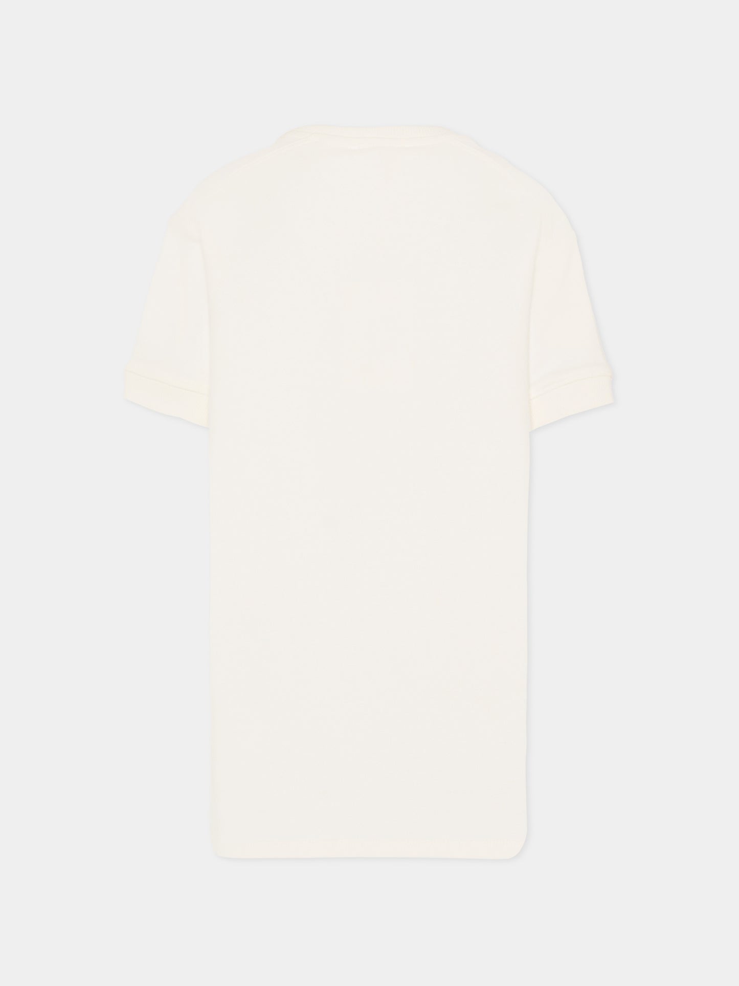 Vestito avorio per bambina con logo,Chloé Kids,C21230 117