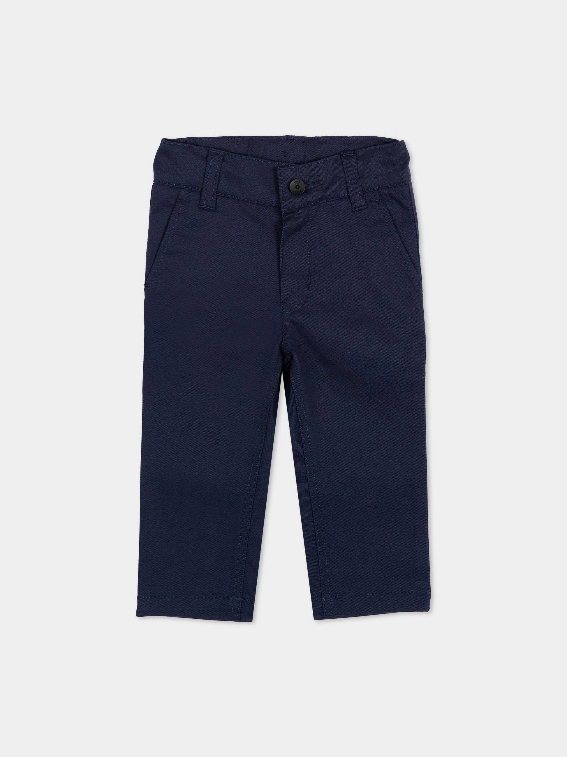 Pantaloni blu per neonato,Boss,J52705 849
