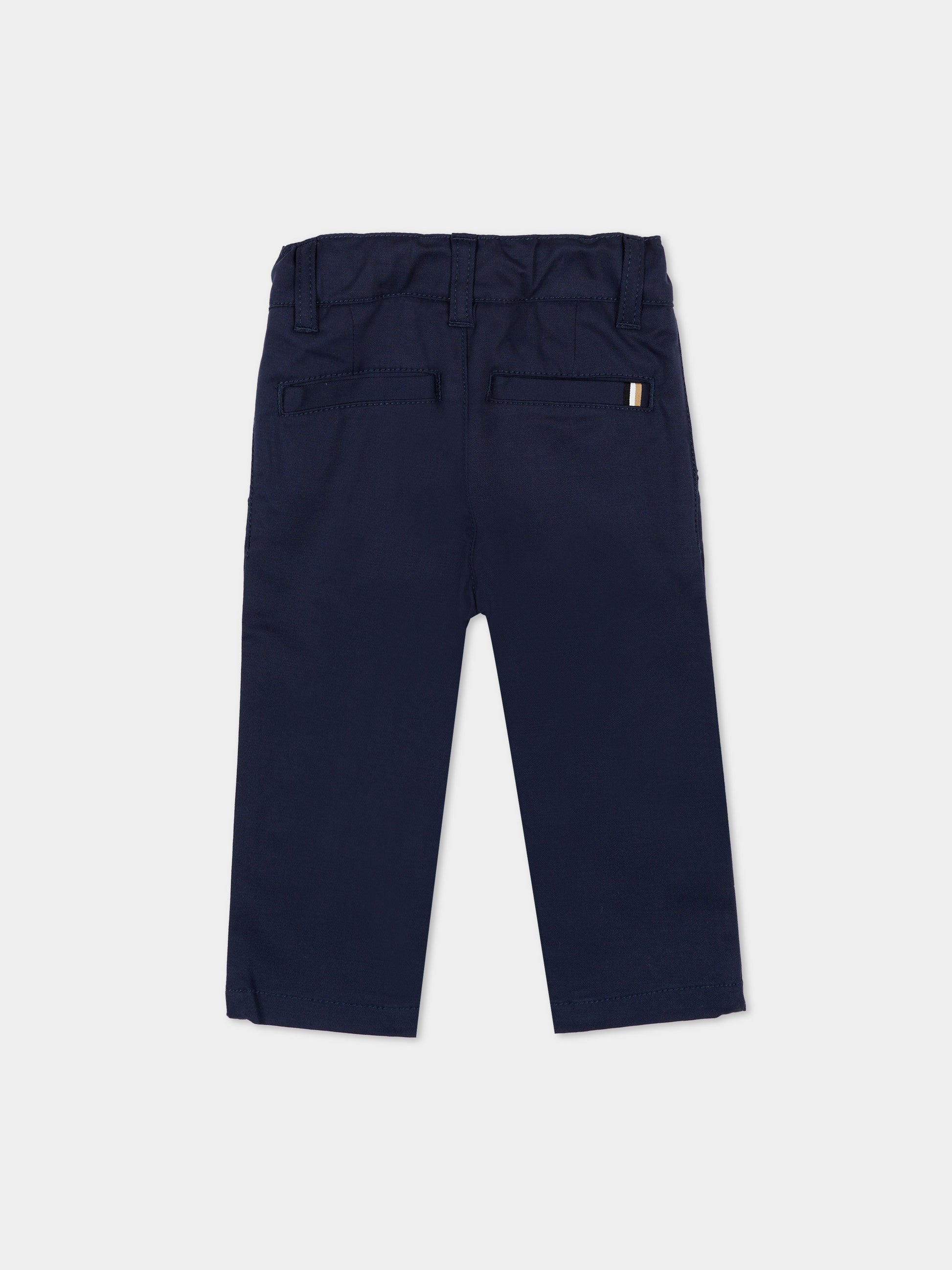 Pantaloni blu per neonato,Boss,J52705 849