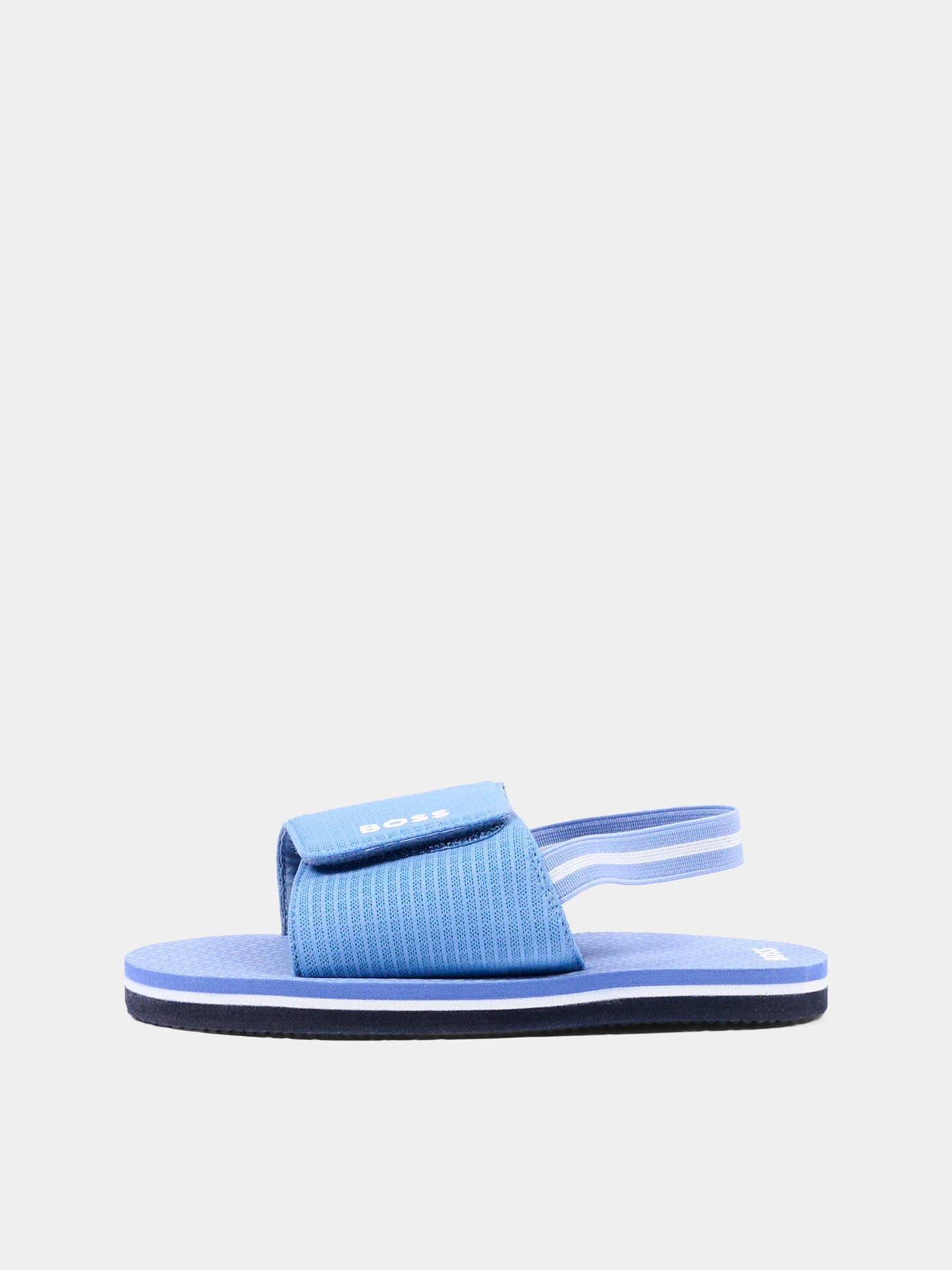 Sandali celesti per bambino con logo,Boss,J52820 881