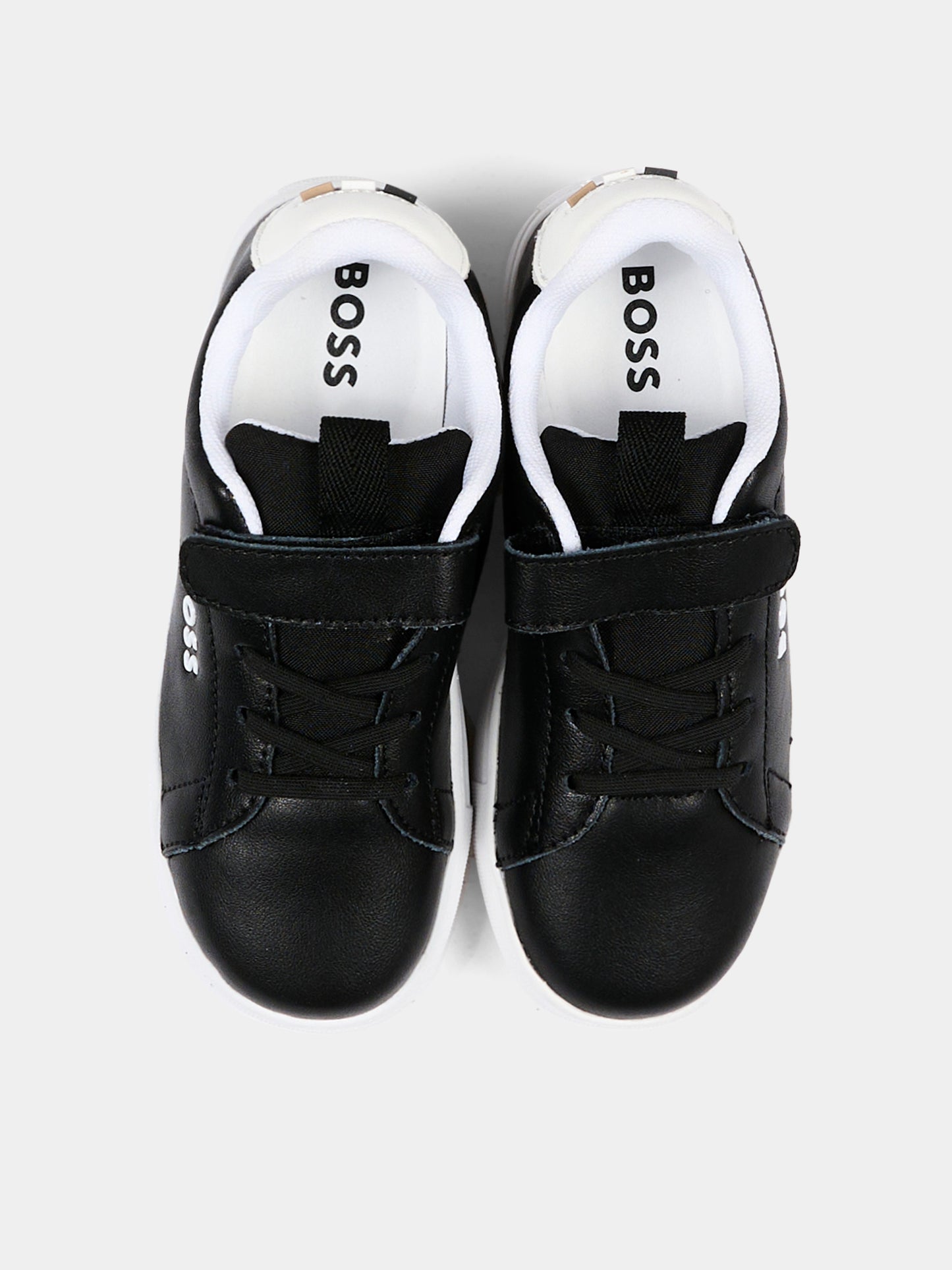 Sneakers nere per bambino con logo,Boss,J52824 09B