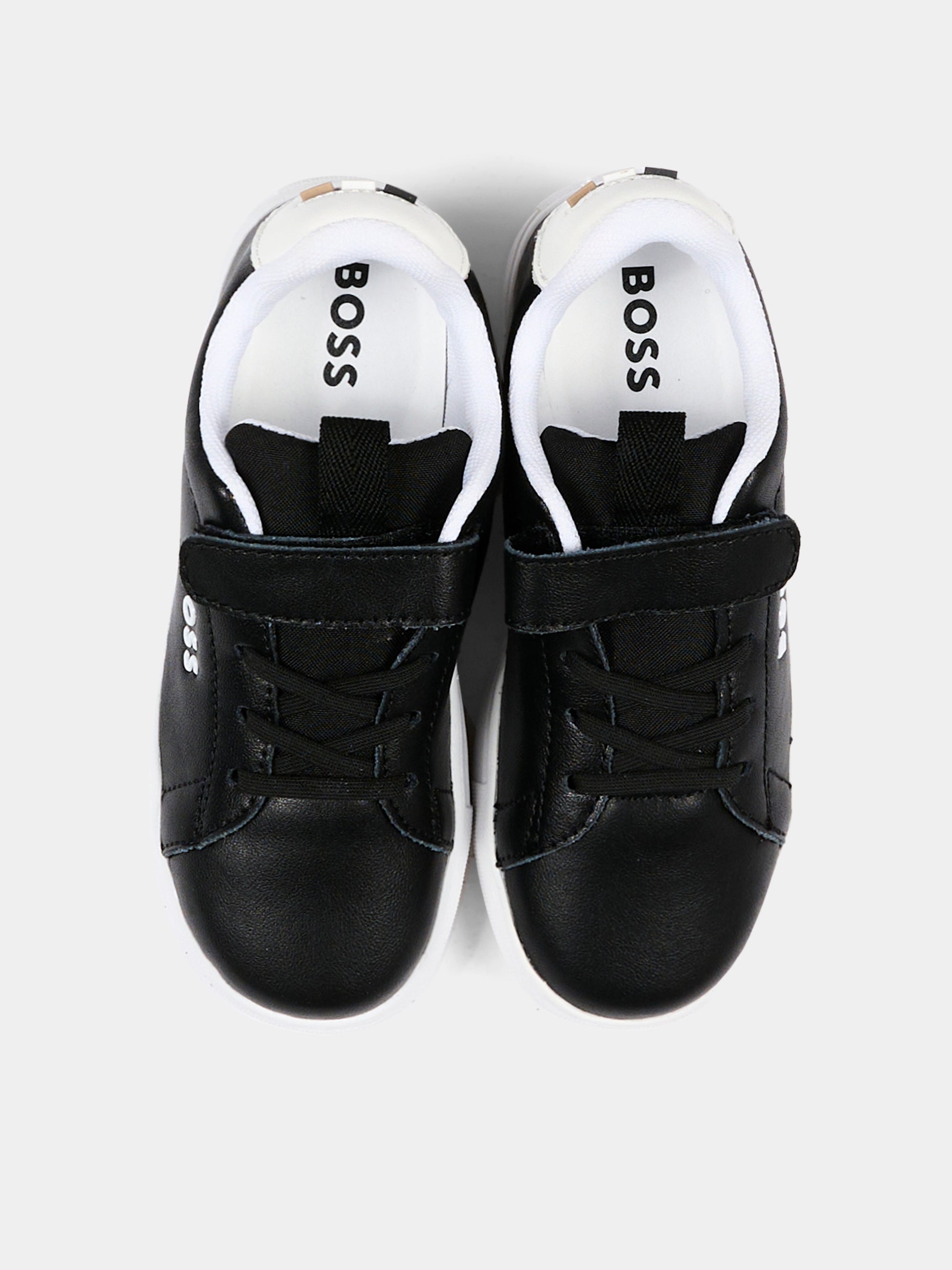 Sneakers nere per bambino con logo,Boss,J52824 09B