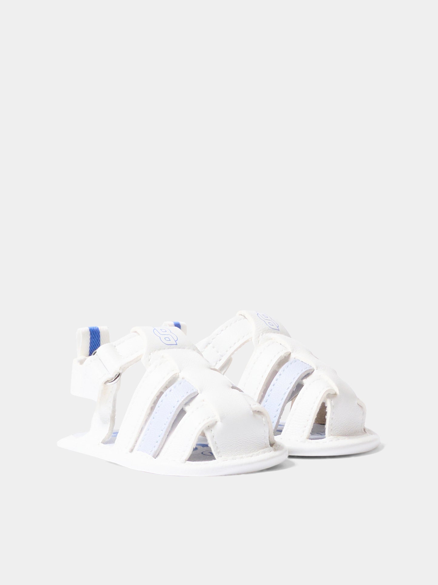 Sandali multicolor per neonato con logo,Boss,J52834 813