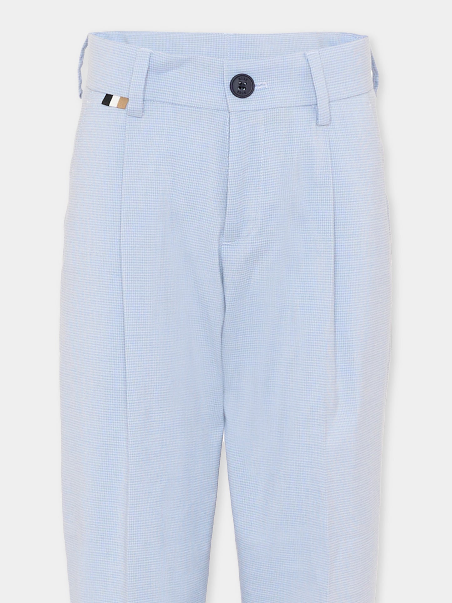 Pantaloni celesti per bambino,Boss,J52916 057