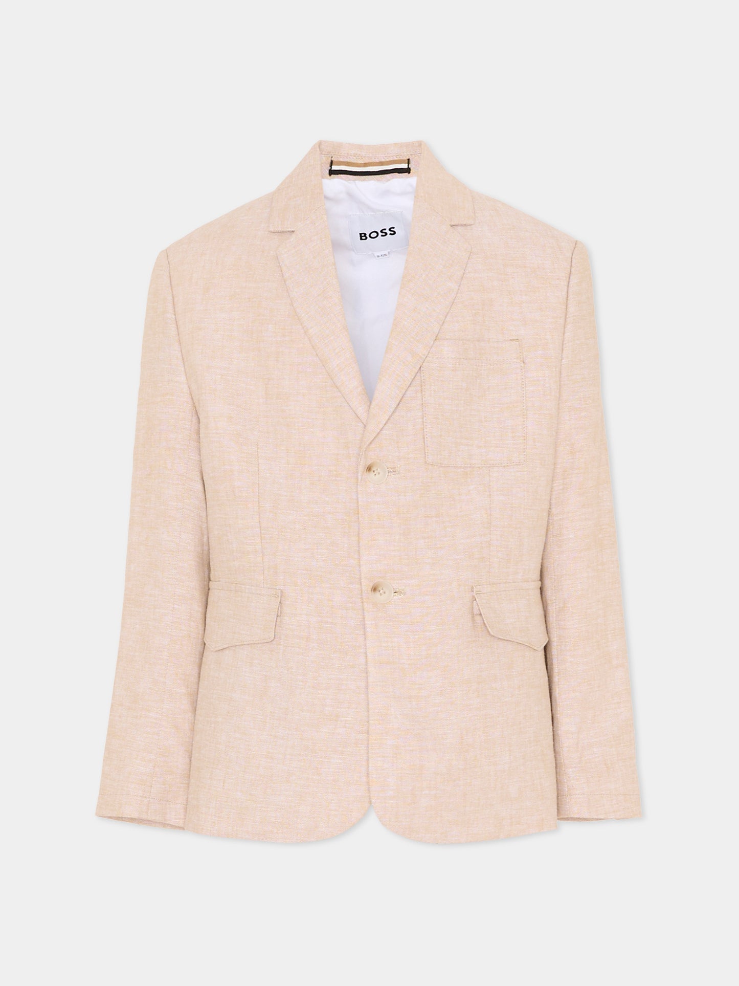 Giacca beige per bambino,Boss,J52992 249