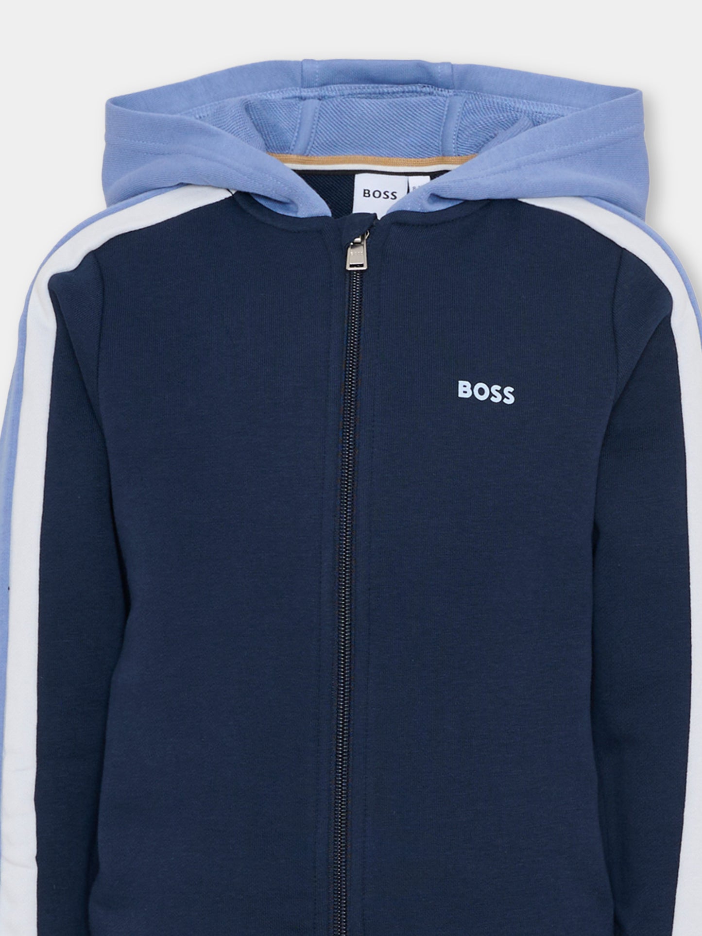 Completo blu per bambino con logo bianco,Boss,J53004 849